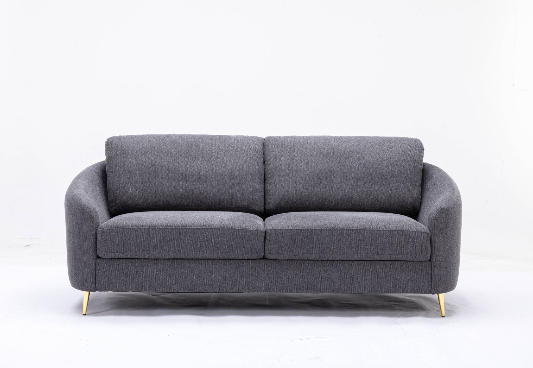 Yuina - Linen Sofa - Gray - Best Buy Furniture