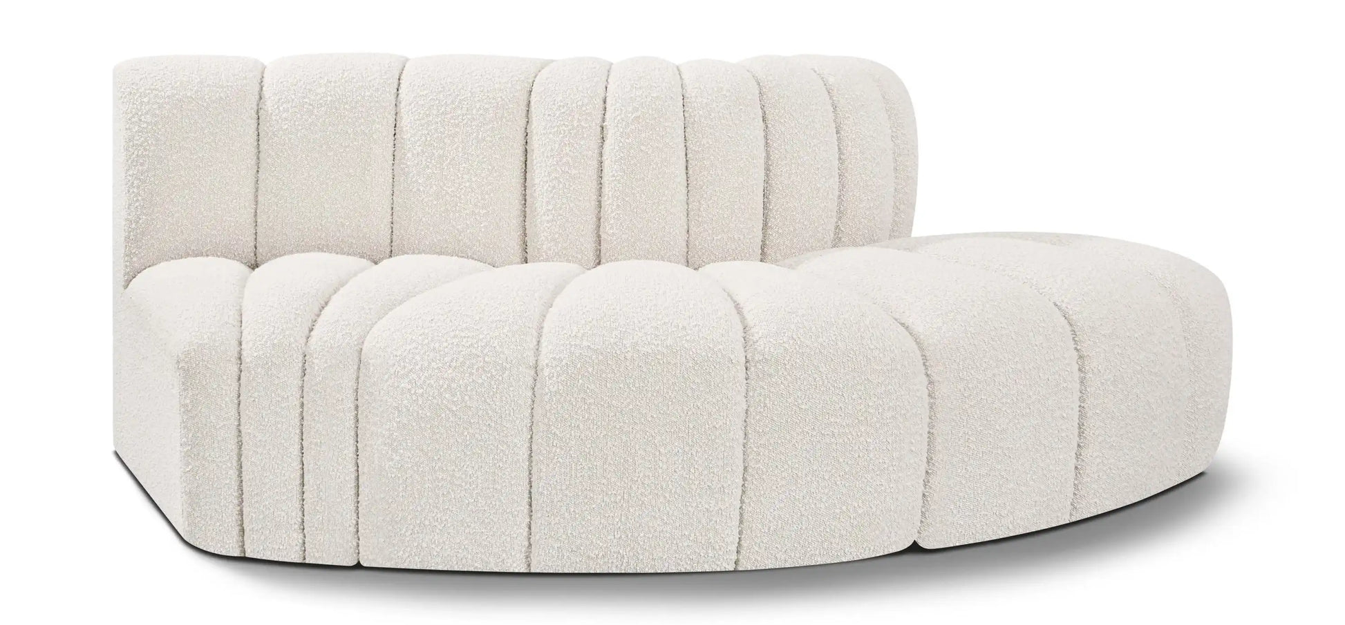 Arc - Boucle Fabric 3 Piece Modular Sofa - Best Buy Furniture