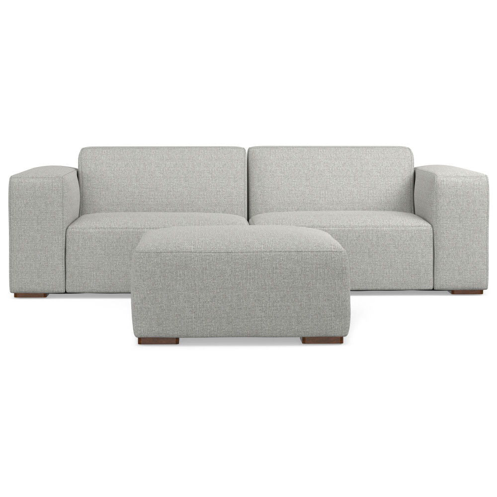 Rex - Handcrafted Sectional Sofa And Ottoman - Best Buy Furniture