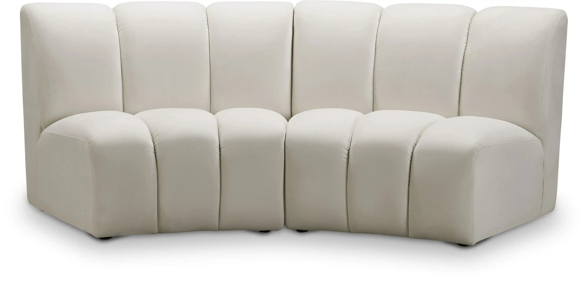 Infinity - 2 Piece Velvet Modular Sectional - Best Buy Furniture