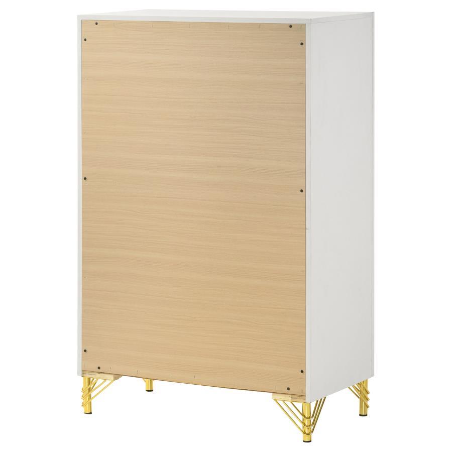 Lucia - 5-Drawer Bedroom Chest - Best Buy Furniture