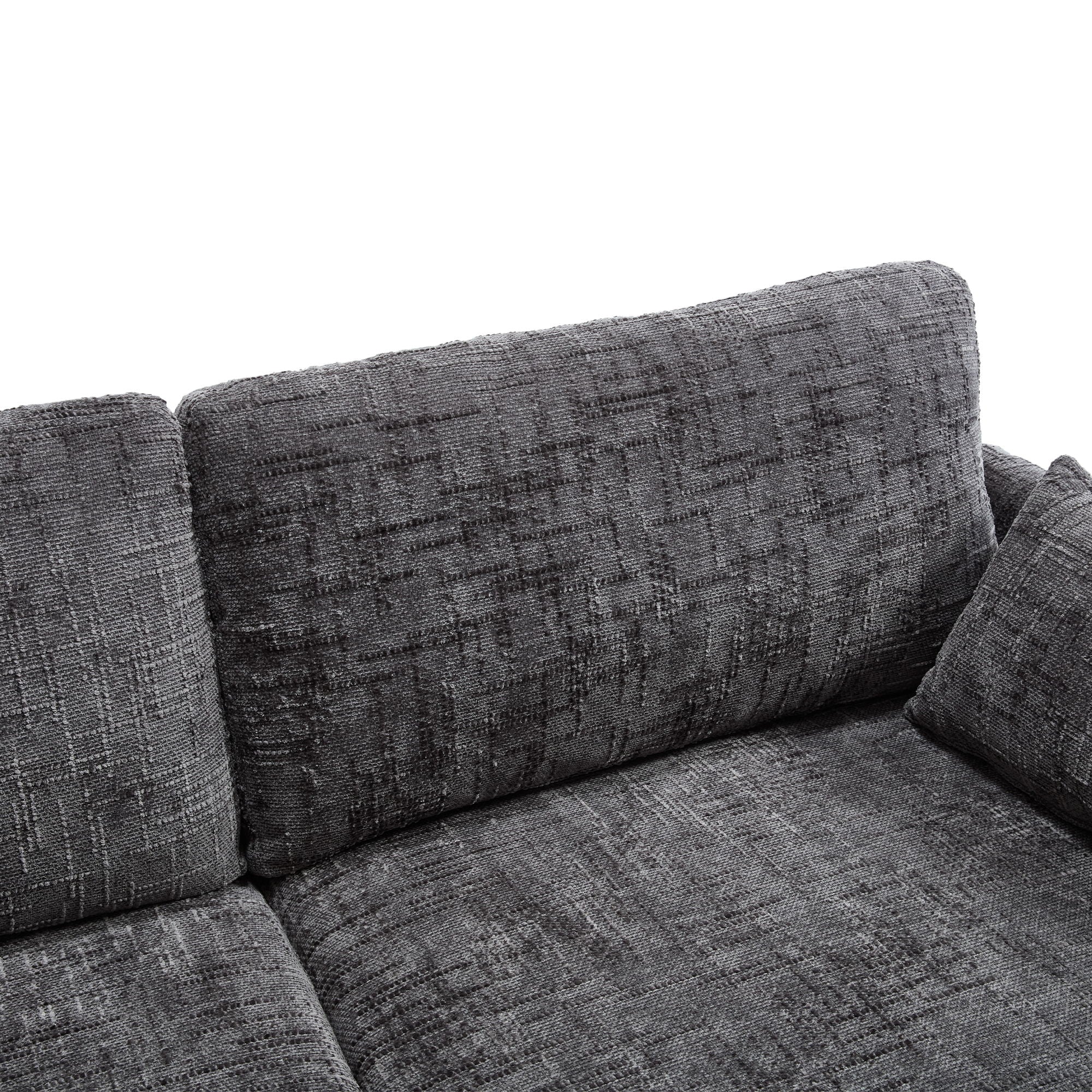 Chenille 2 Seater Sofa With LED Light, USB Charging Port, And Storage Bag - Best Buy Furniture