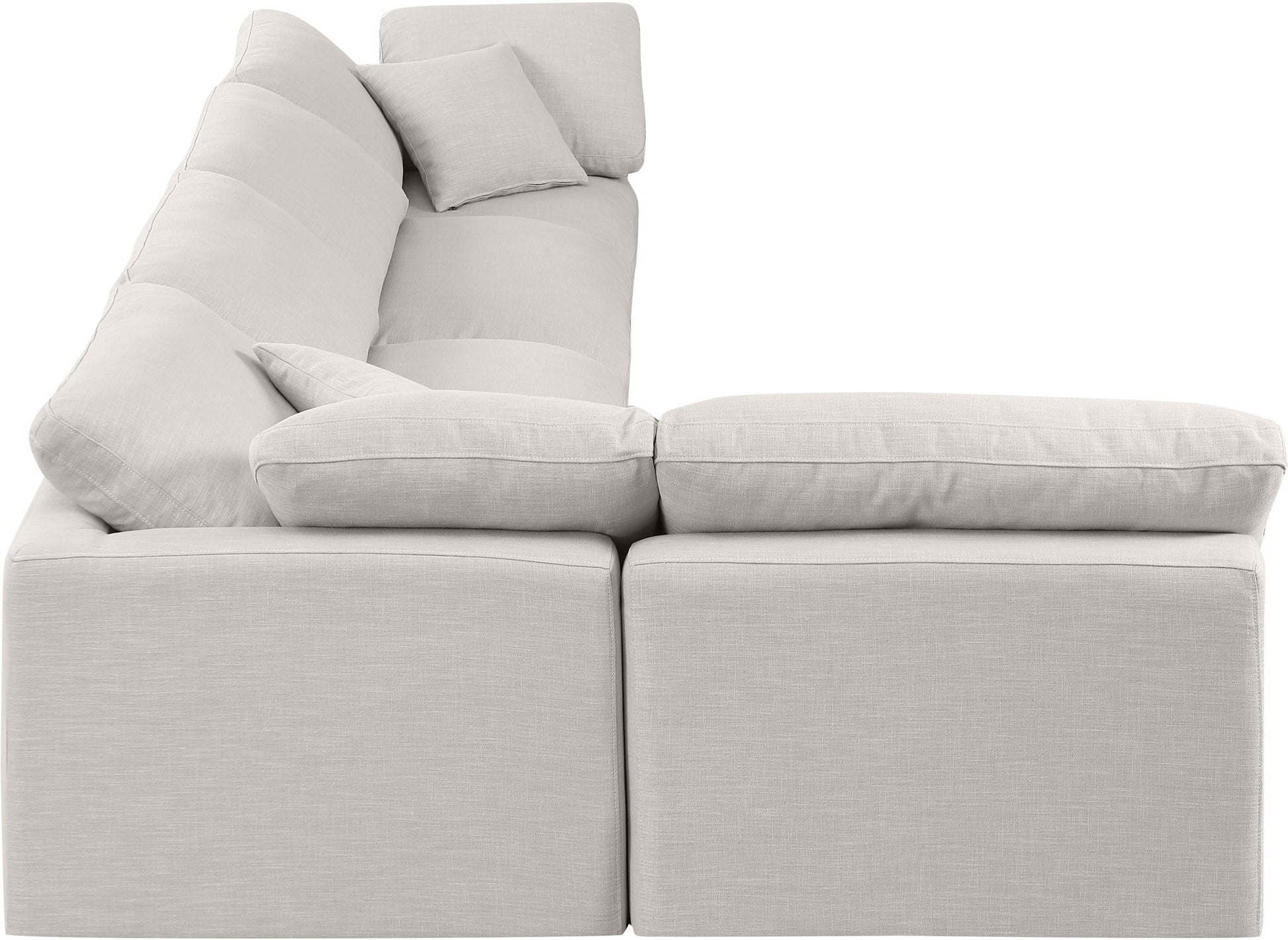 Indulge - Linen 5 Piece Modular Sectional - Best Buy Furniture