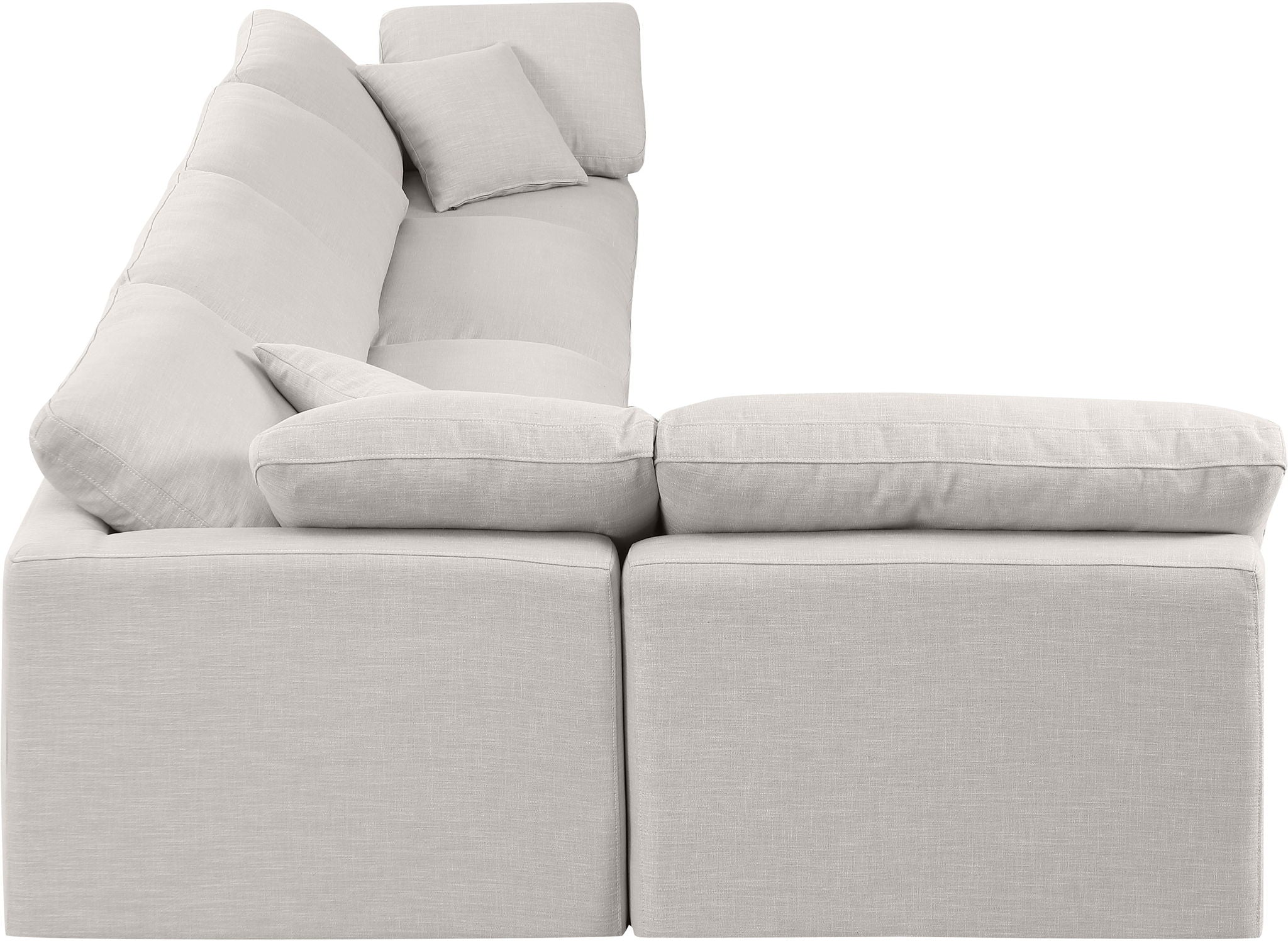 Indulge - Linen 5 Piece Modular Sectional - Best Buy Furniture