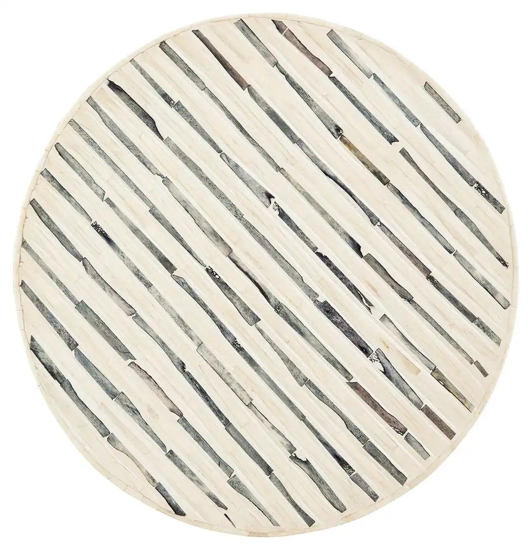 Crewridge - Accent Table - Black / Cream - Best Buy Furniture