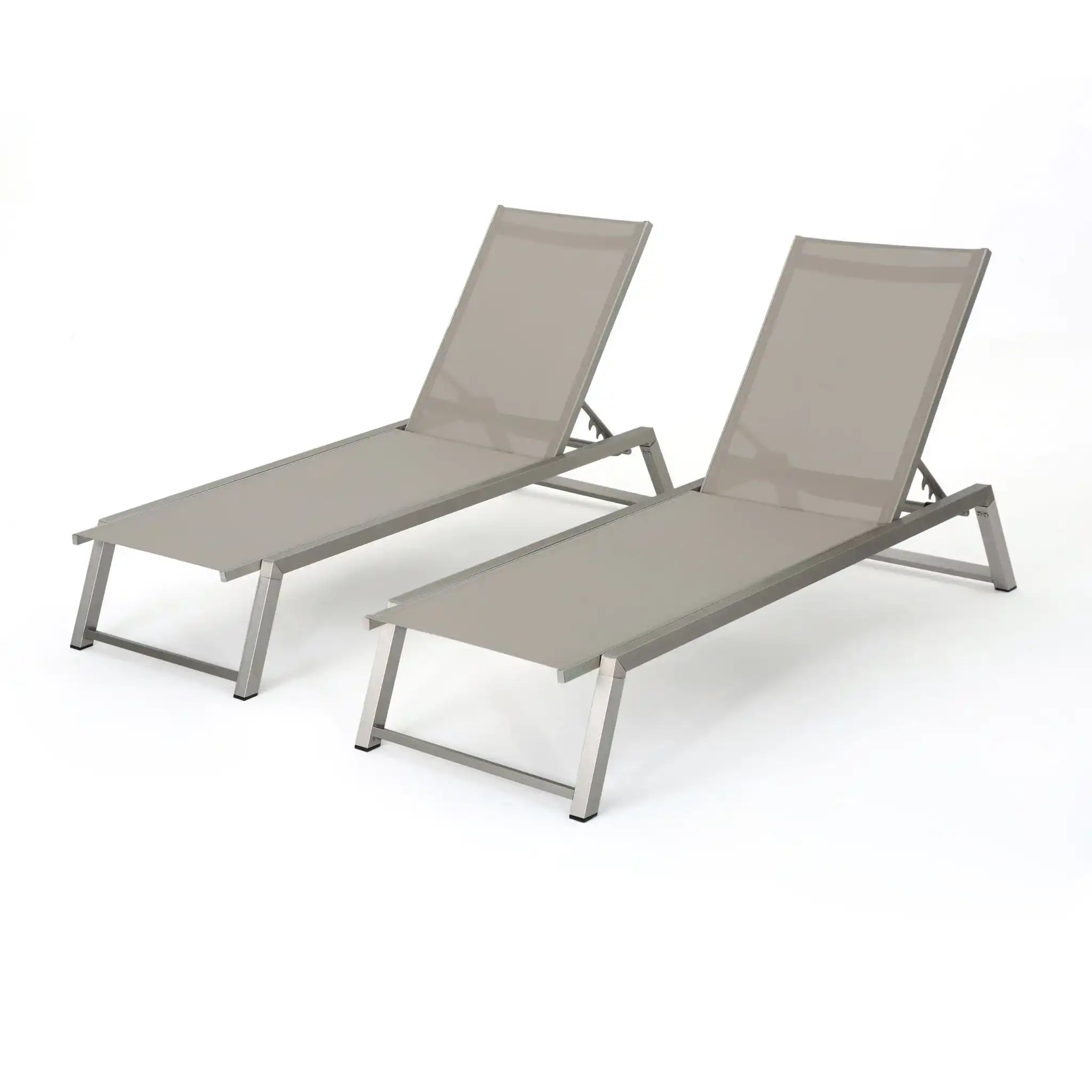 Myers - Modern Chaise Lounge Set With Adjustable Mesh Back - Best Buy Furniture