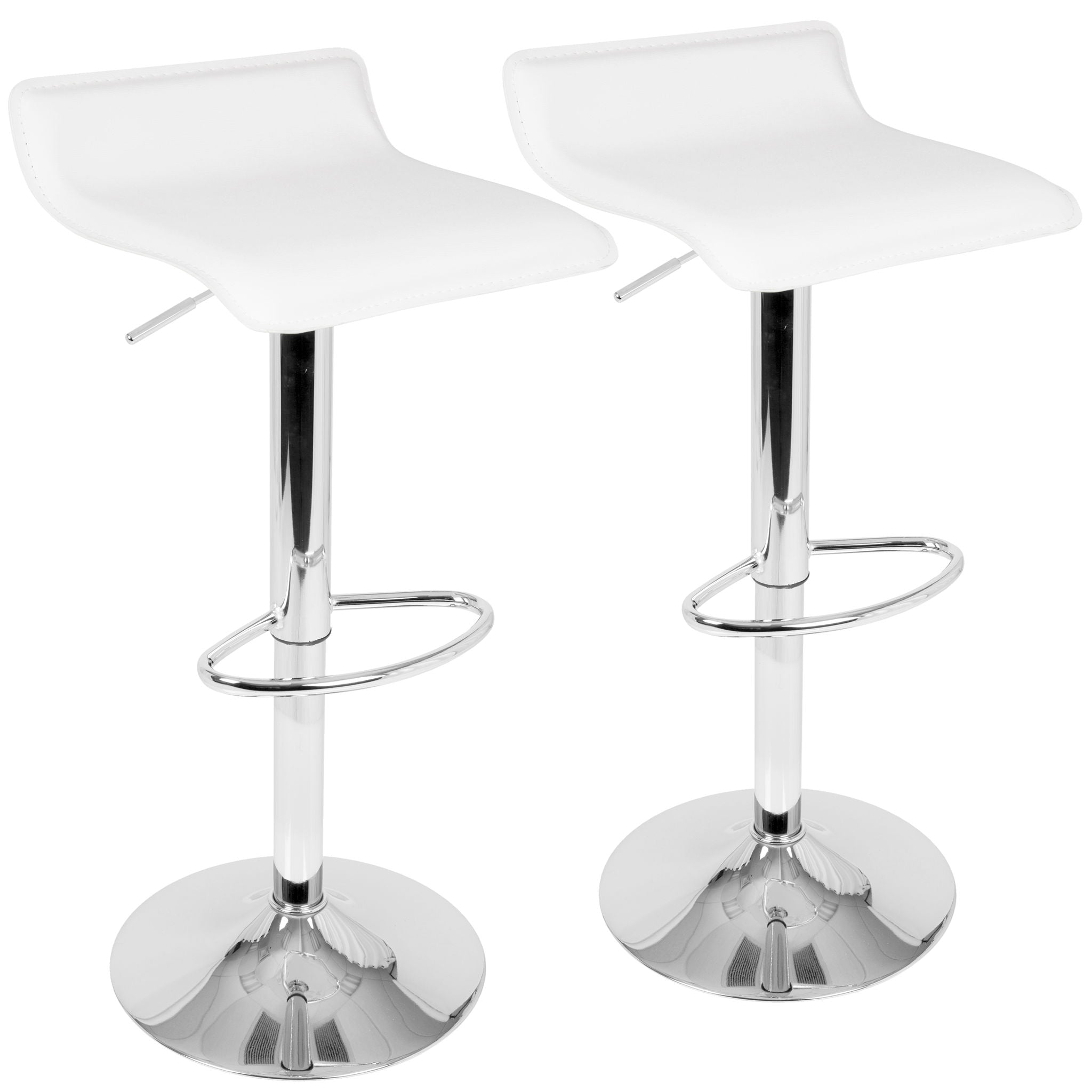 Ale - Contemporary Adjustable Barstool (Set of 2) - Best Buy Furniture