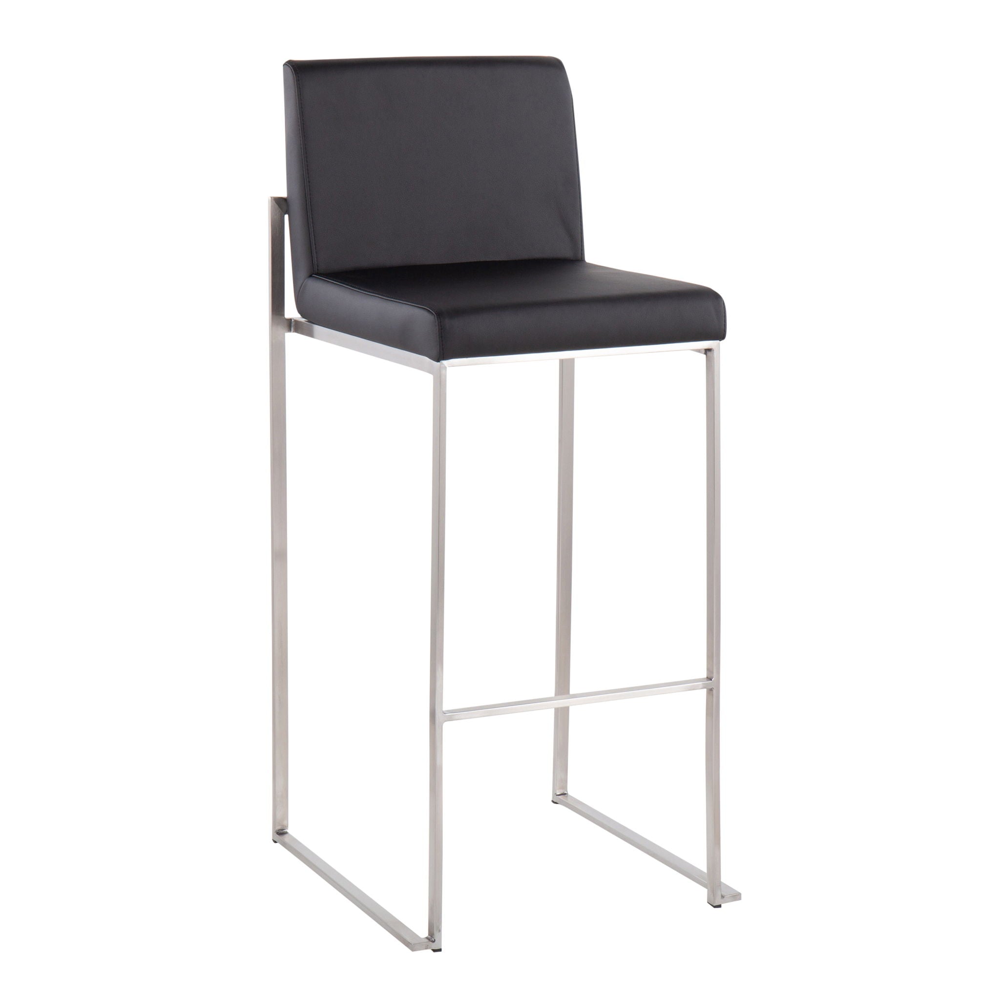 Fuji - Contemporary And Modern Elegance High Back Barstool - Best Buy Furniture