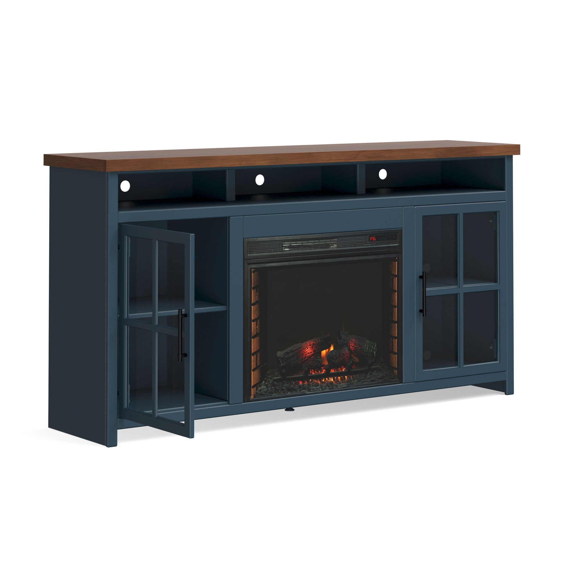 Nantucket - 74" Fireplace TV Stand Console - Best Buy Furniture