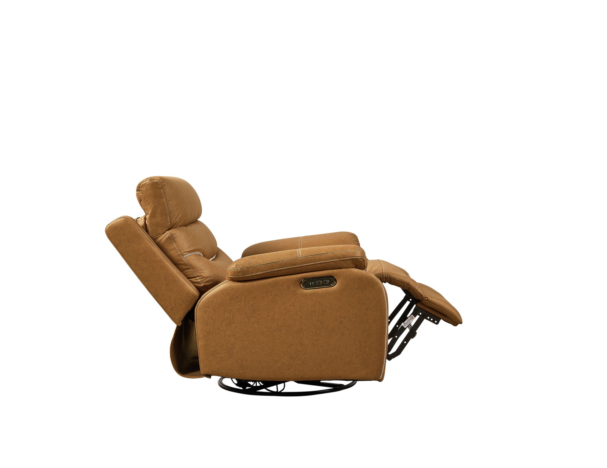 Dual Okin Motor Rocking And 240° Swivel Single Sofa Seat Recliner Chair Infinite Position, Head Rest With Power Function - Best Buy Furniture