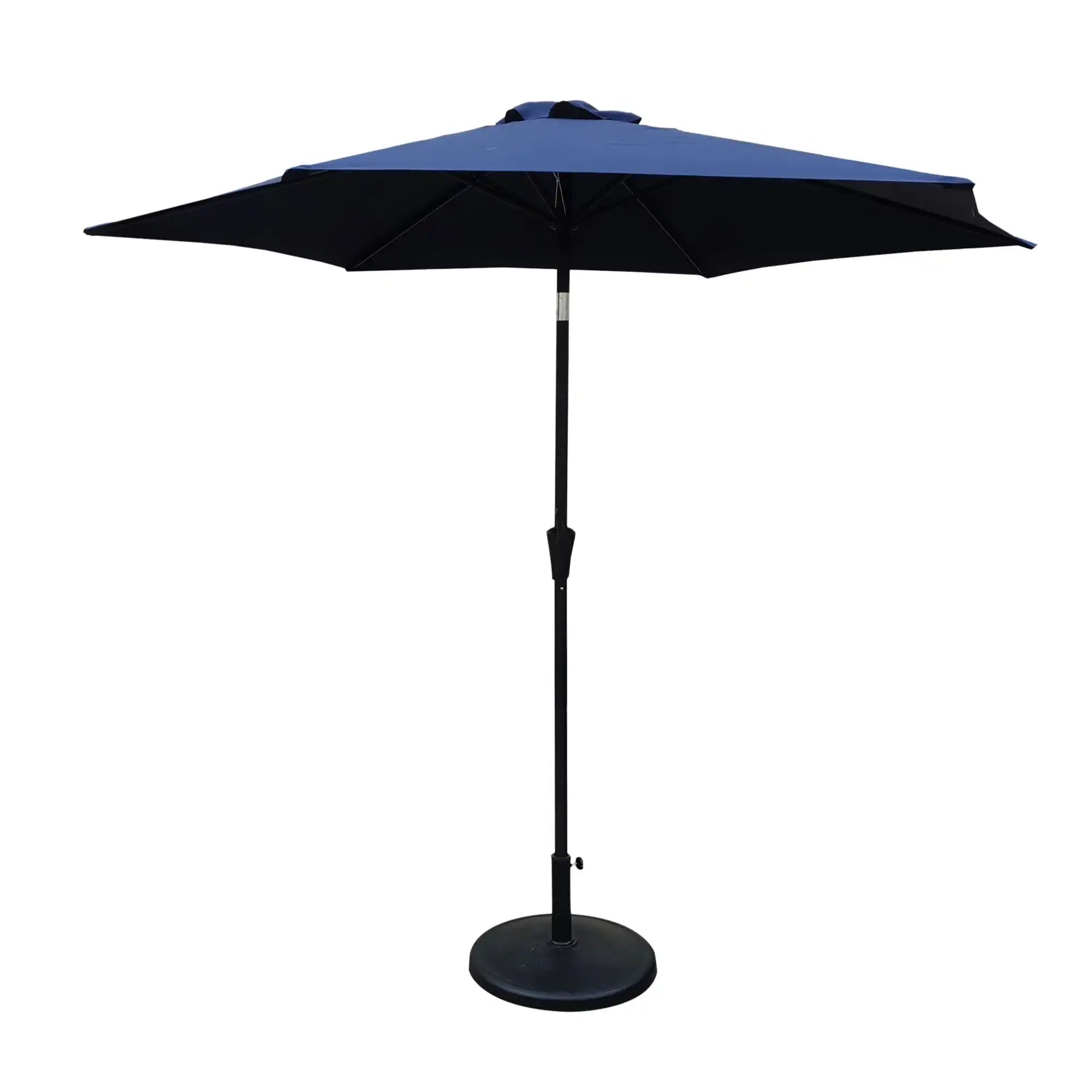 8.8' Outdoor Aluminum Patio Umbrella With 42 Pound Round Resin Umbrella Base - Best Buy Furniture