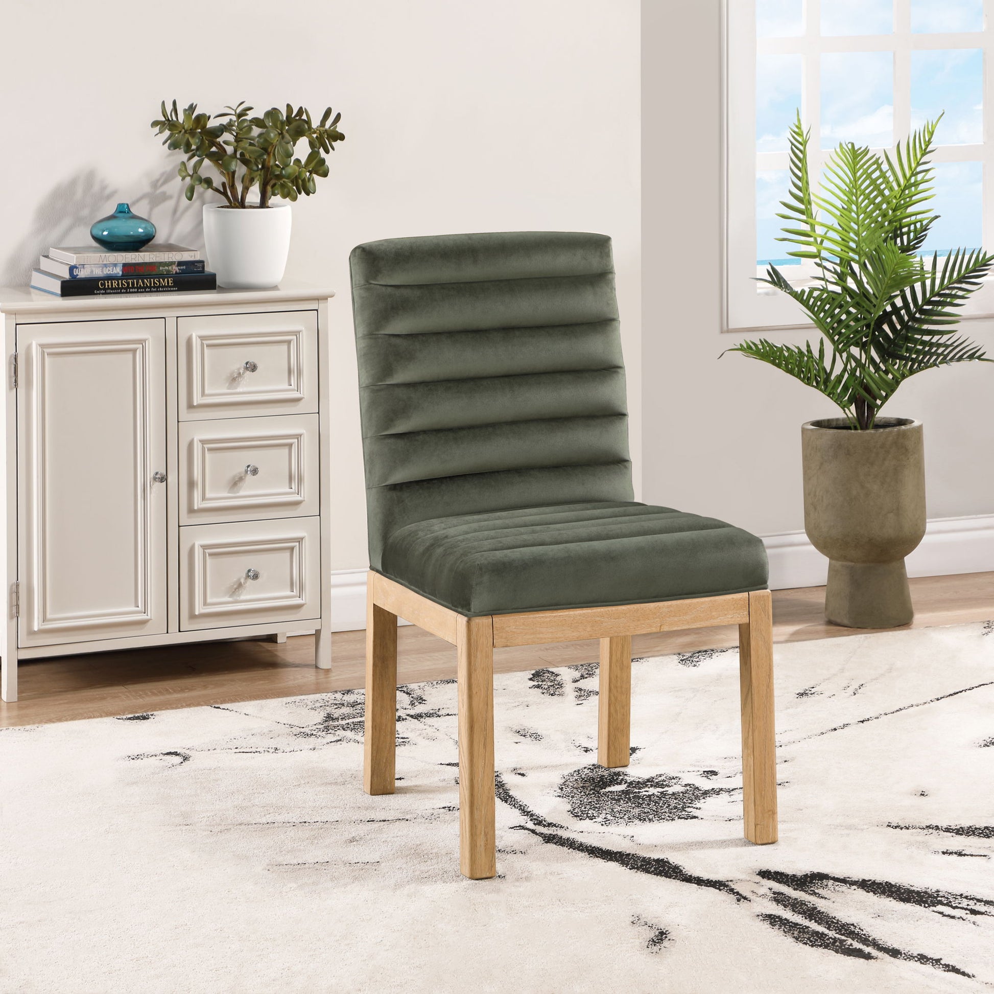 Evelyn - Dining Chair With Natural Legs - Best Buy Furniture