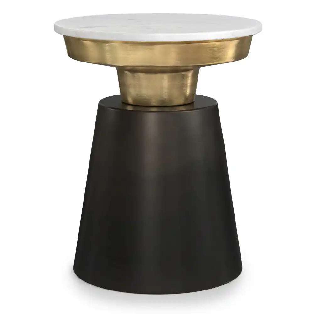 Jaxine - Side Table - Black / Gold - Best Buy Furniture