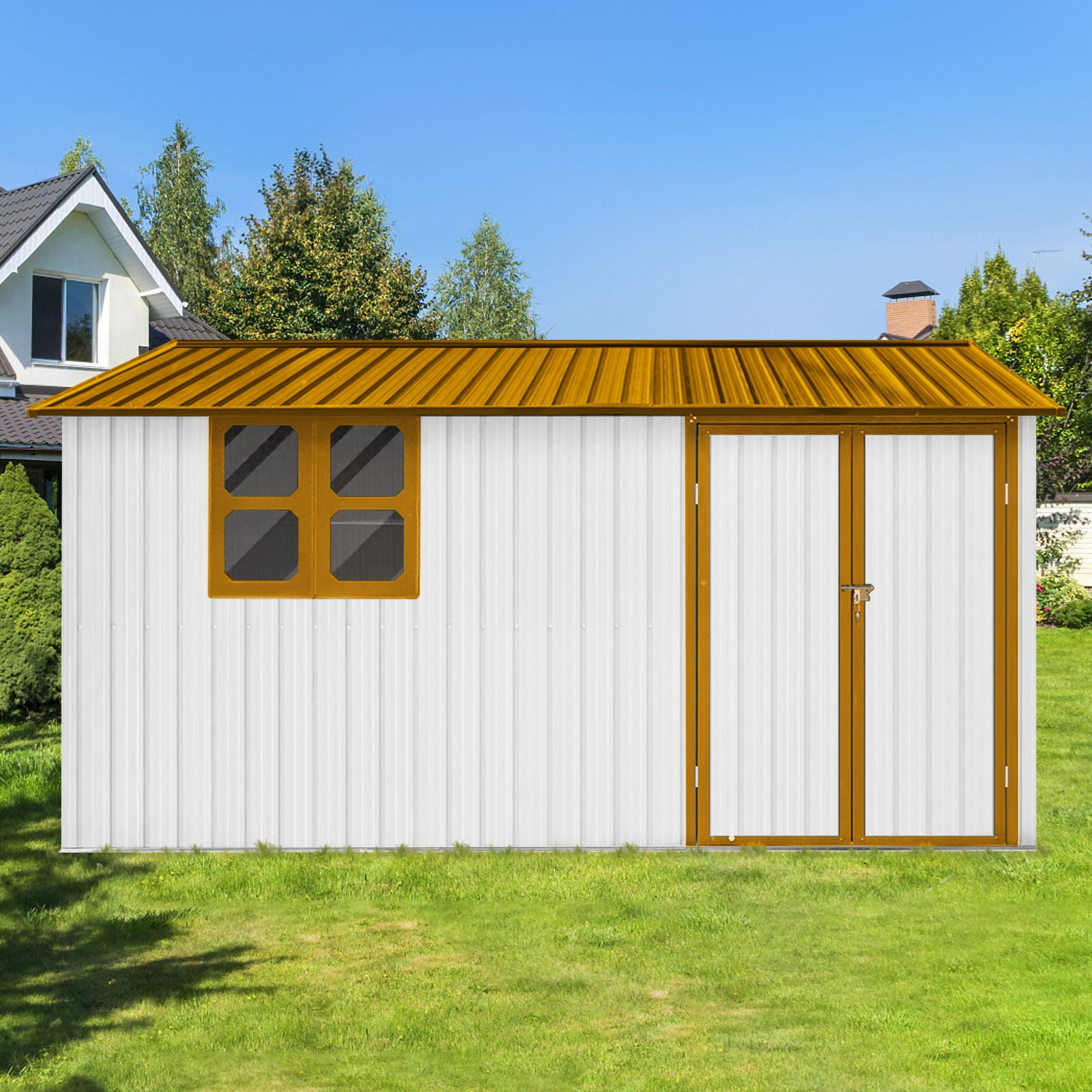 10'x12' Garden Sheds Outdoor Storage Sheds With Window - Best Buy Furniture