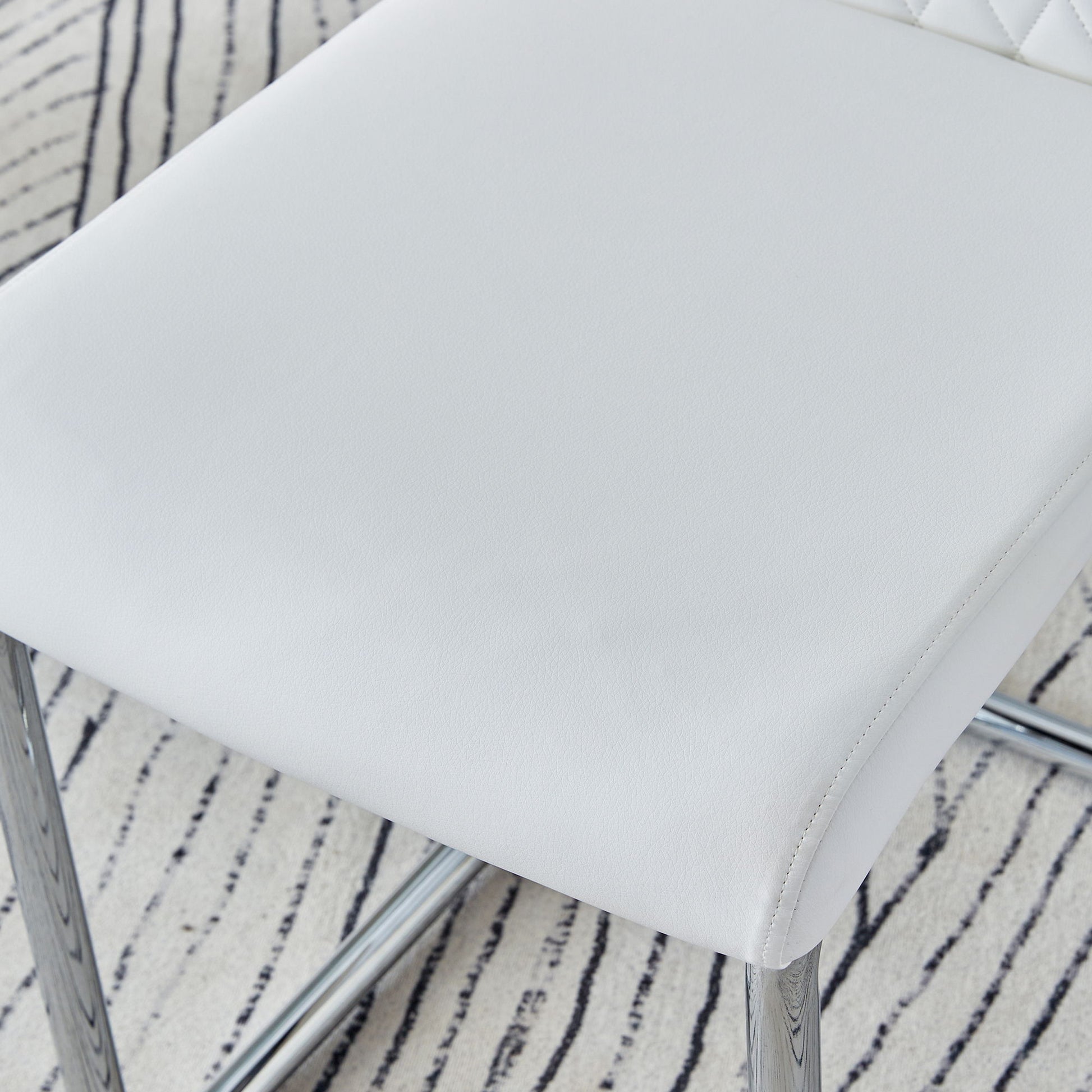 Modern Dining Chairs With Padded Seat, Metal Legs - Best Buy Furniture