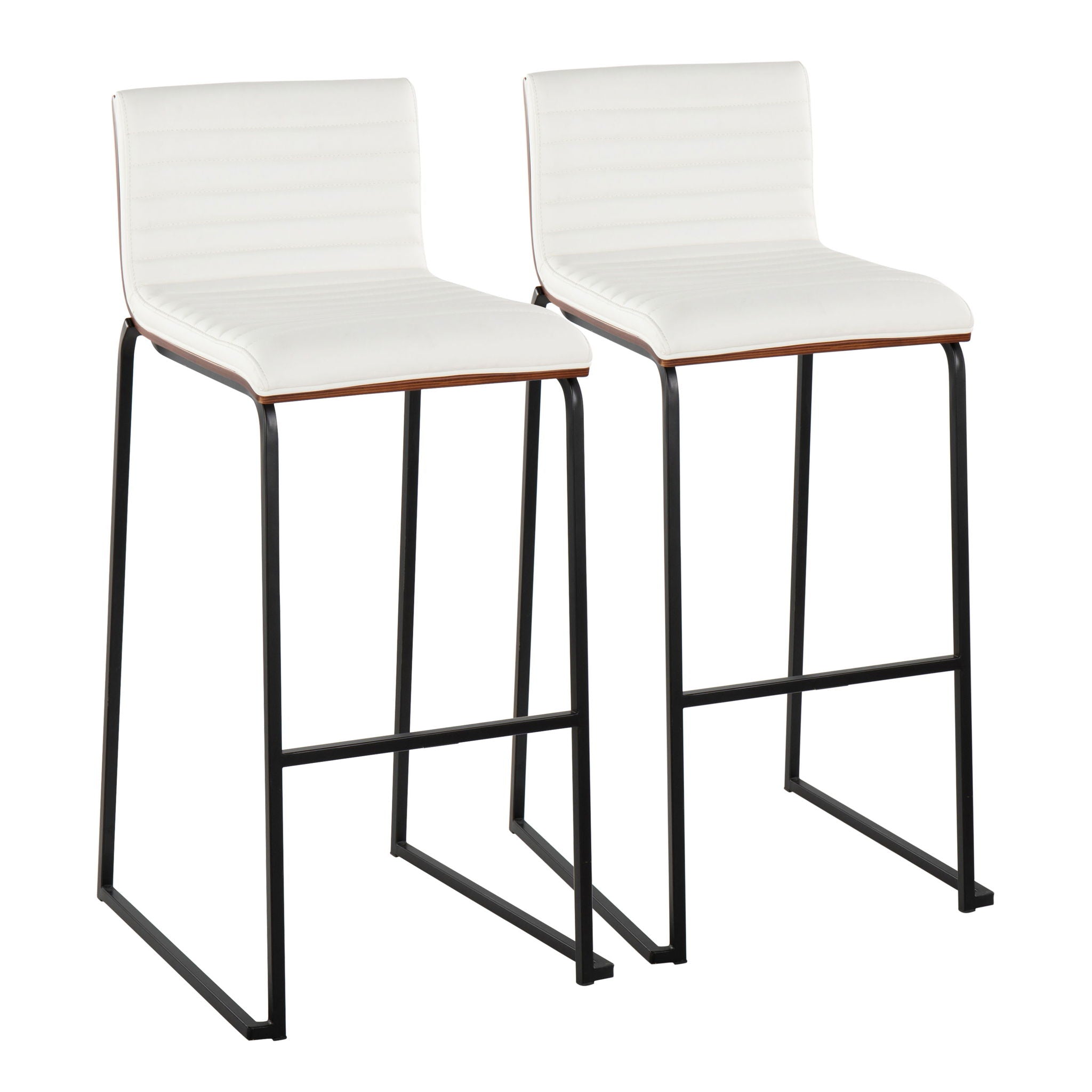 Mason Mara - Contemporary, Fixed Height Barstool (Set of 2) - Best Buy Furniture