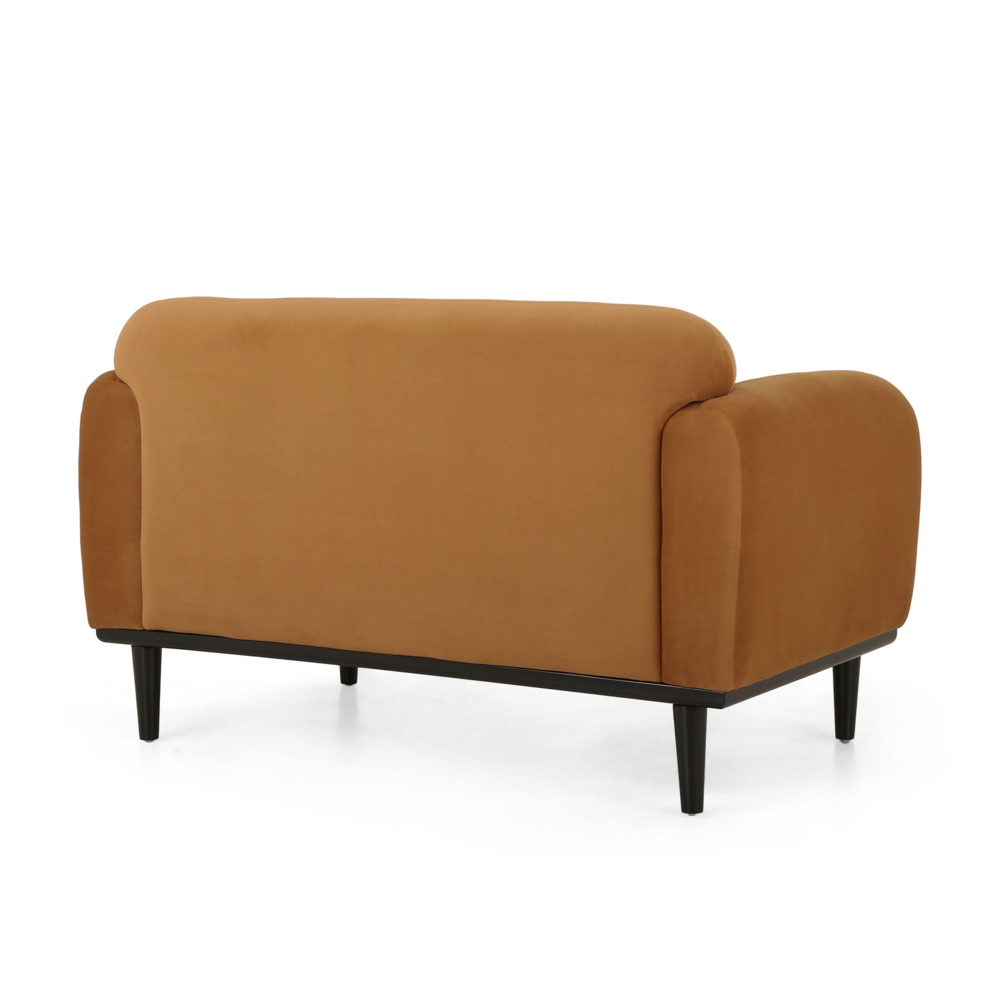Sway - Upholstered Loveseat With Wood Legs And Round Arms - Best Buy Furniture