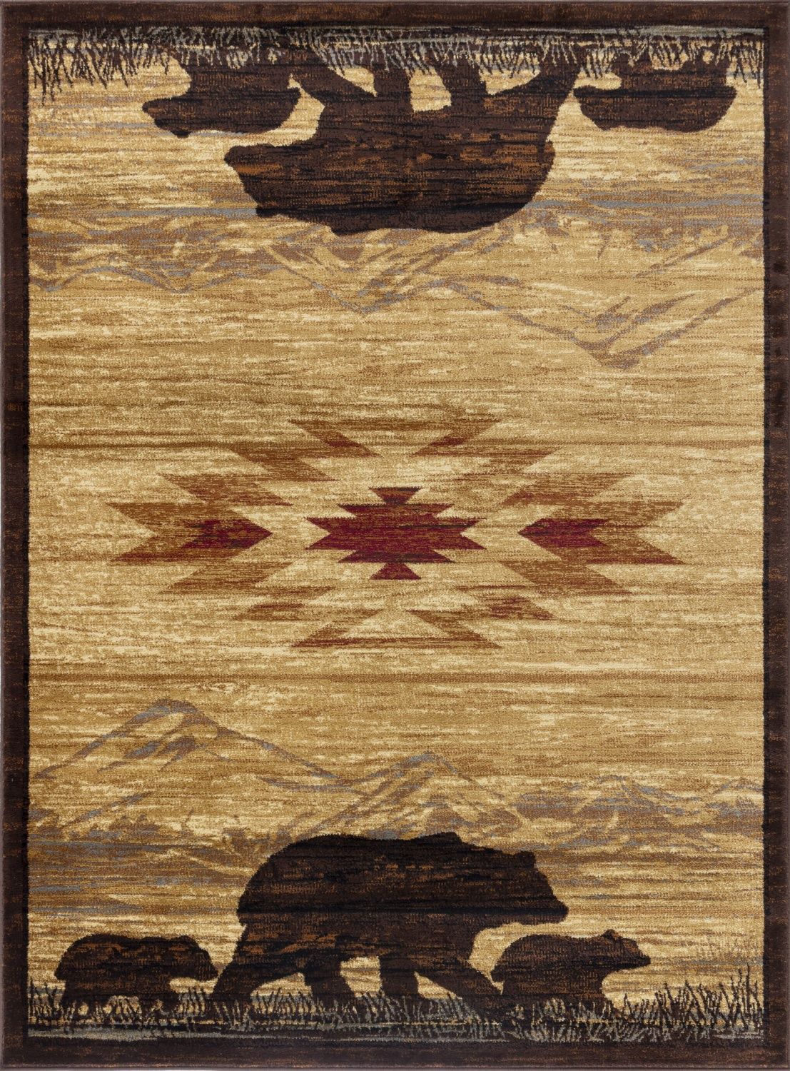 Nature's Nest - GC_CBL3006 Lodge Area Rug - Best Buy Furniture
