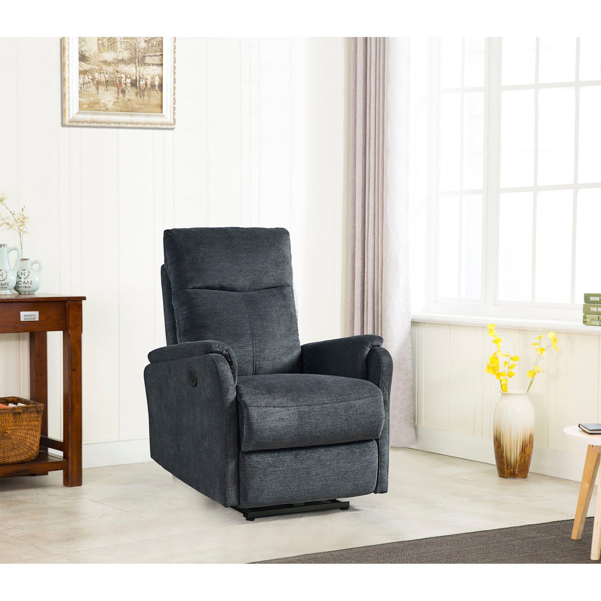 Recliner Chair With Power Function Easy Control Big Stocks, Recliner Single Chair For Living Room, Bed Room - Best Buy Furniture