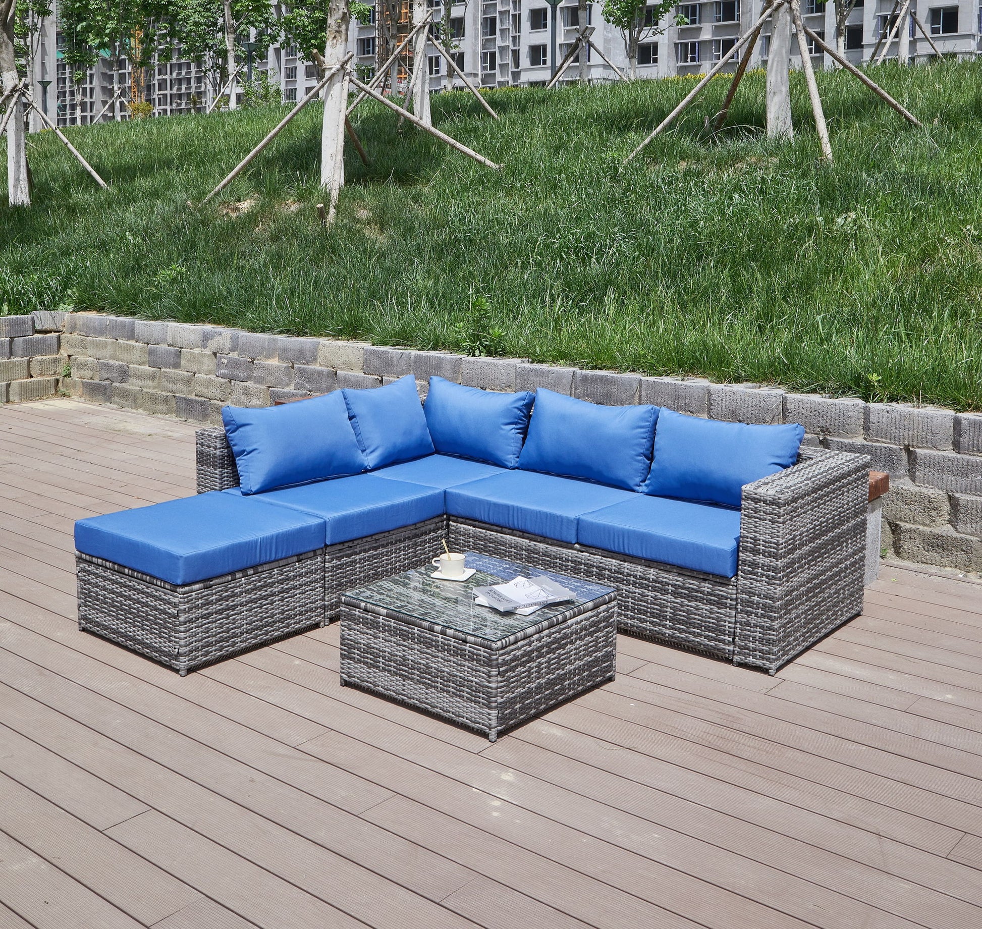 Patio Sofa With Cushions - Best Buy Furniture
