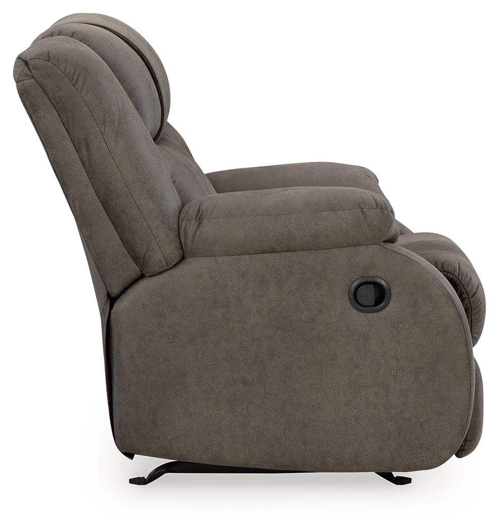 First Base - Rocker Recliner - Gunmetal - Best Buy Furniture