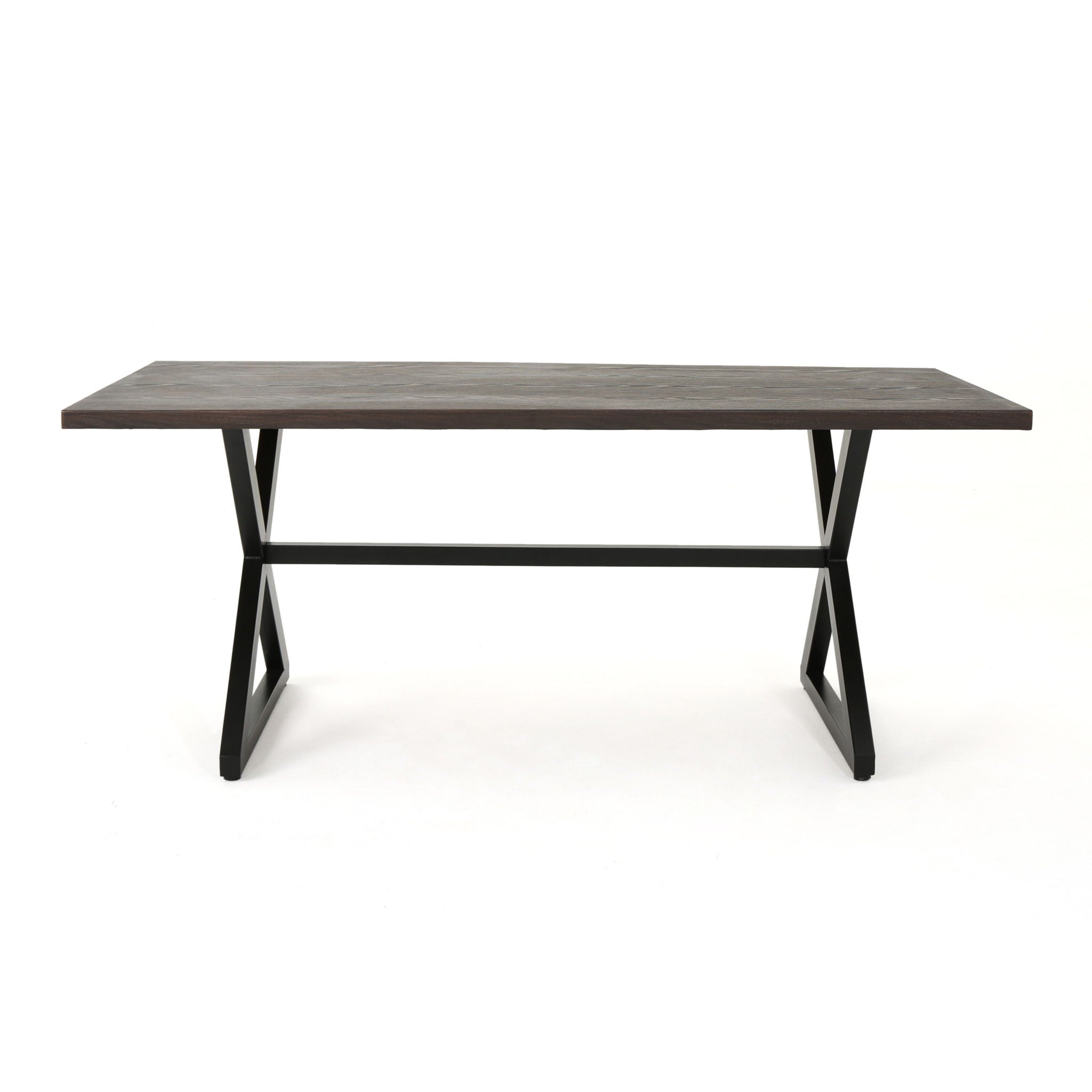 Rolando - Outdoor Aluminum Dining Table With Steel Frame - Best Buy Furniture