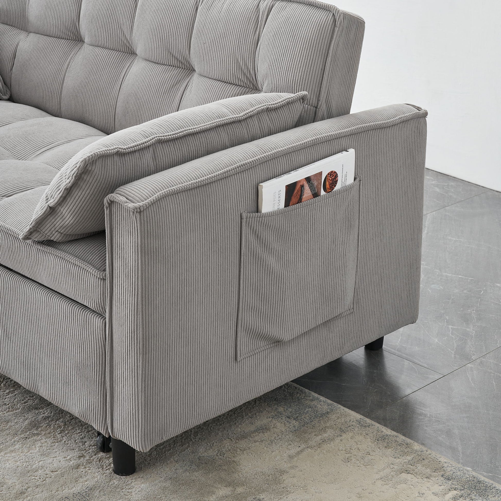 Two-Seat Casual Sofa With Pull Out Bed, Living Room Furniture - Best Buy Furniture