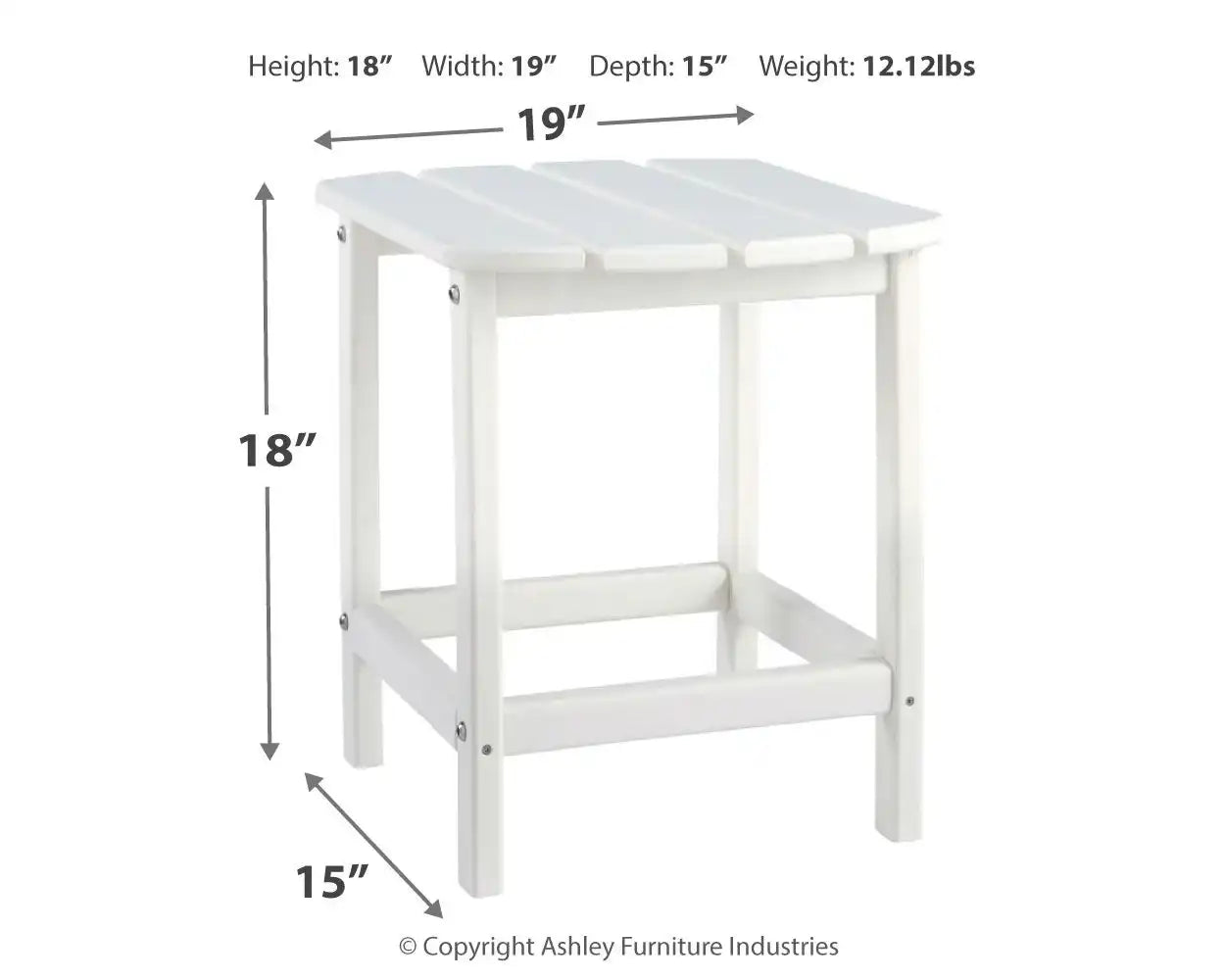 Sundown Treasure - Outdoor End Table - Best Buy Furniture