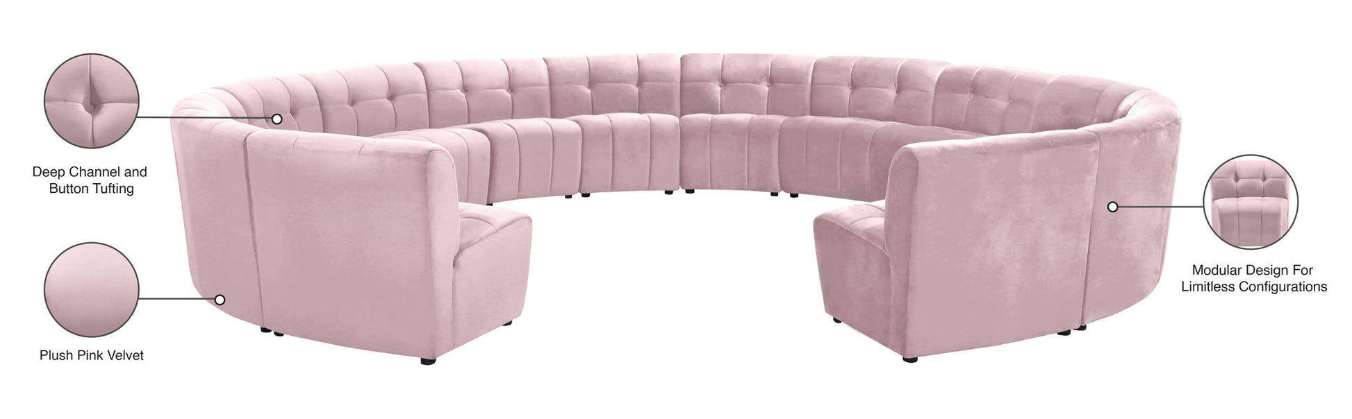 Limitless - 14 Pc. Modular Sectional - Best Buy Furniture