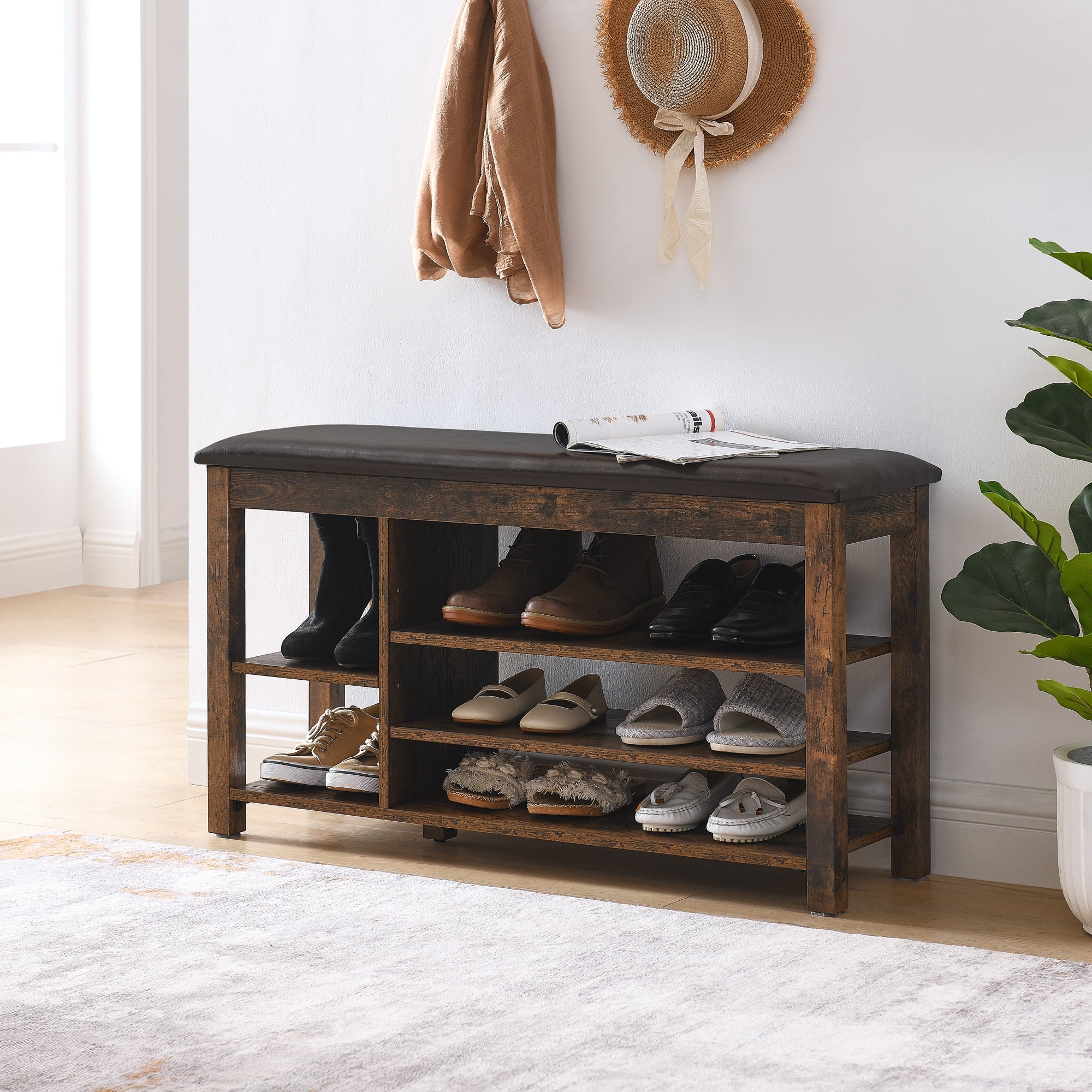 Height-adjustable shoe-changing bench - Best Buy Furniture