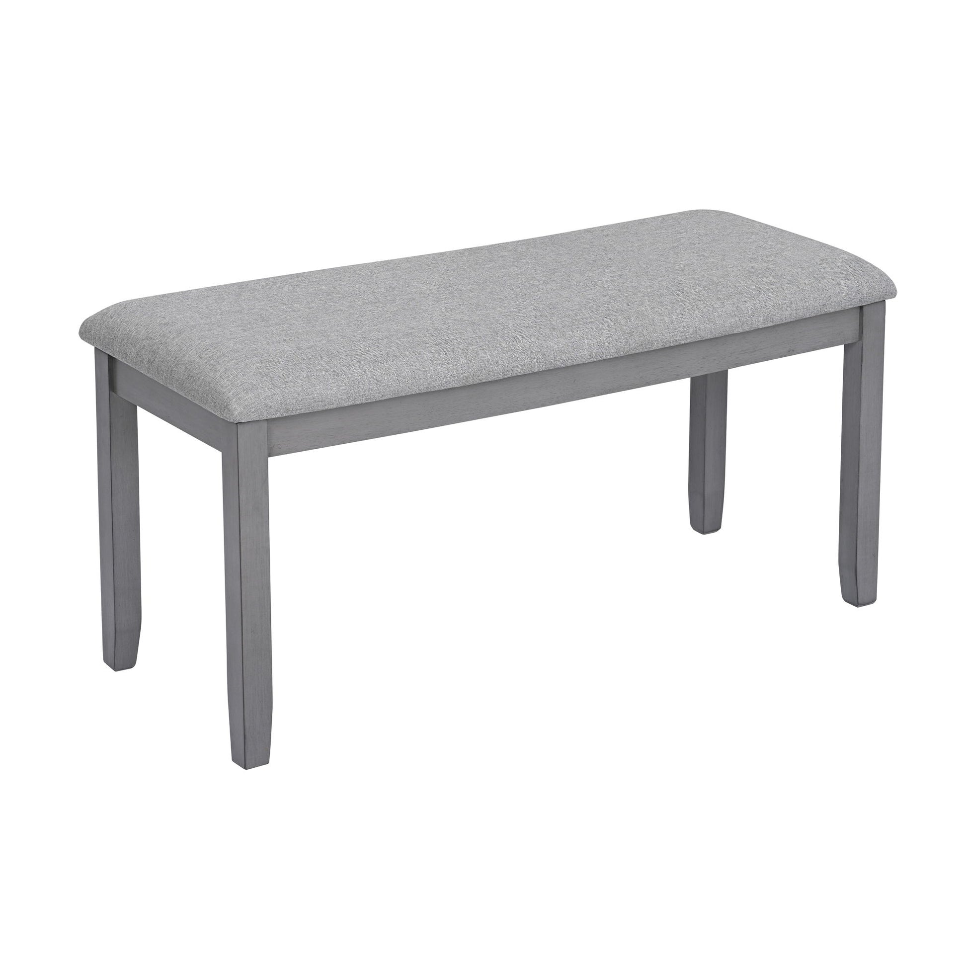 6 Pieces Kitchen Dining Set, Rectangular Wooden Dining Table With 4 Upholstered Chairs And A Bench - Best Buy Furniture
