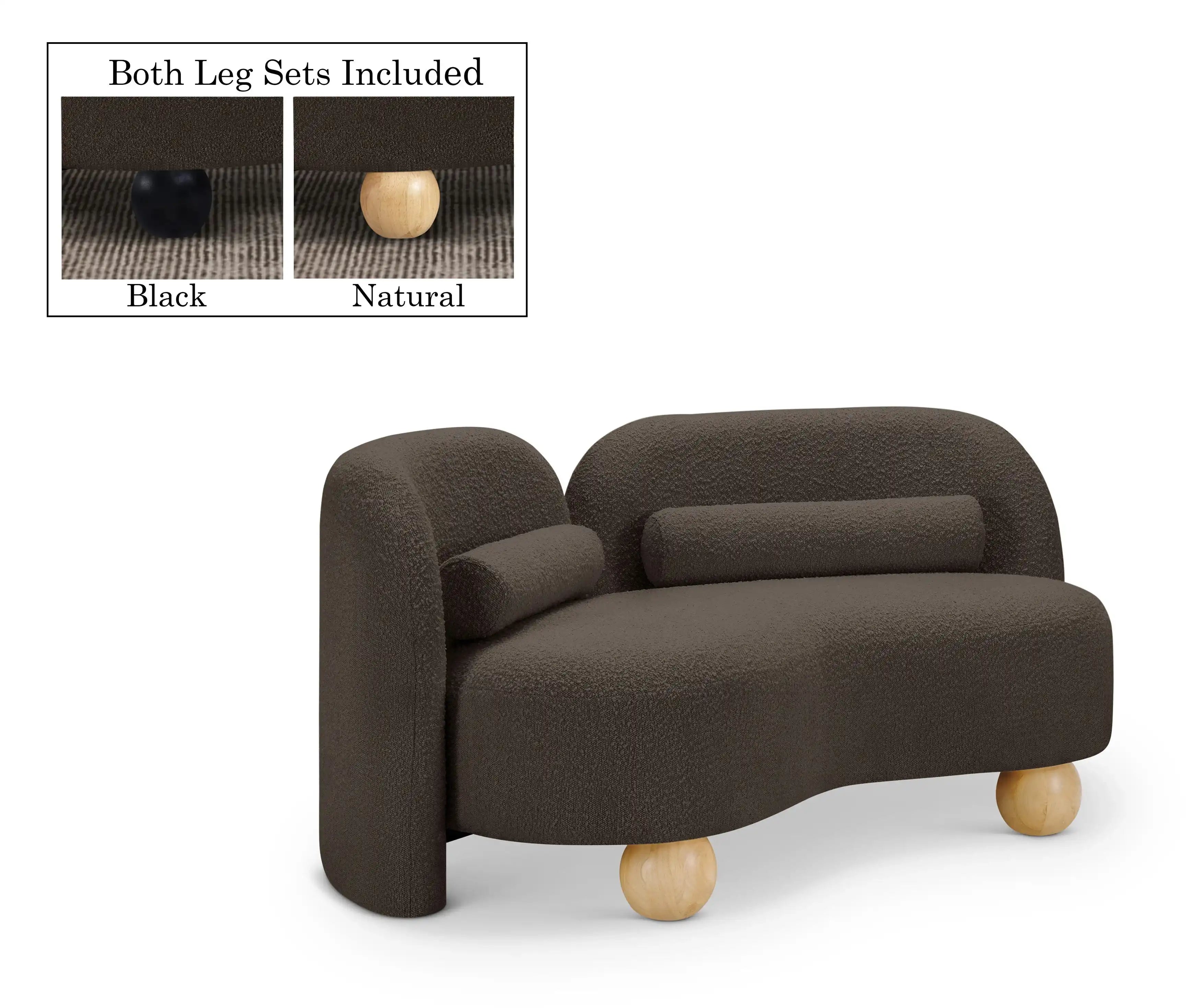 Daphne - Boucle Loveseat - Best Buy Furniture