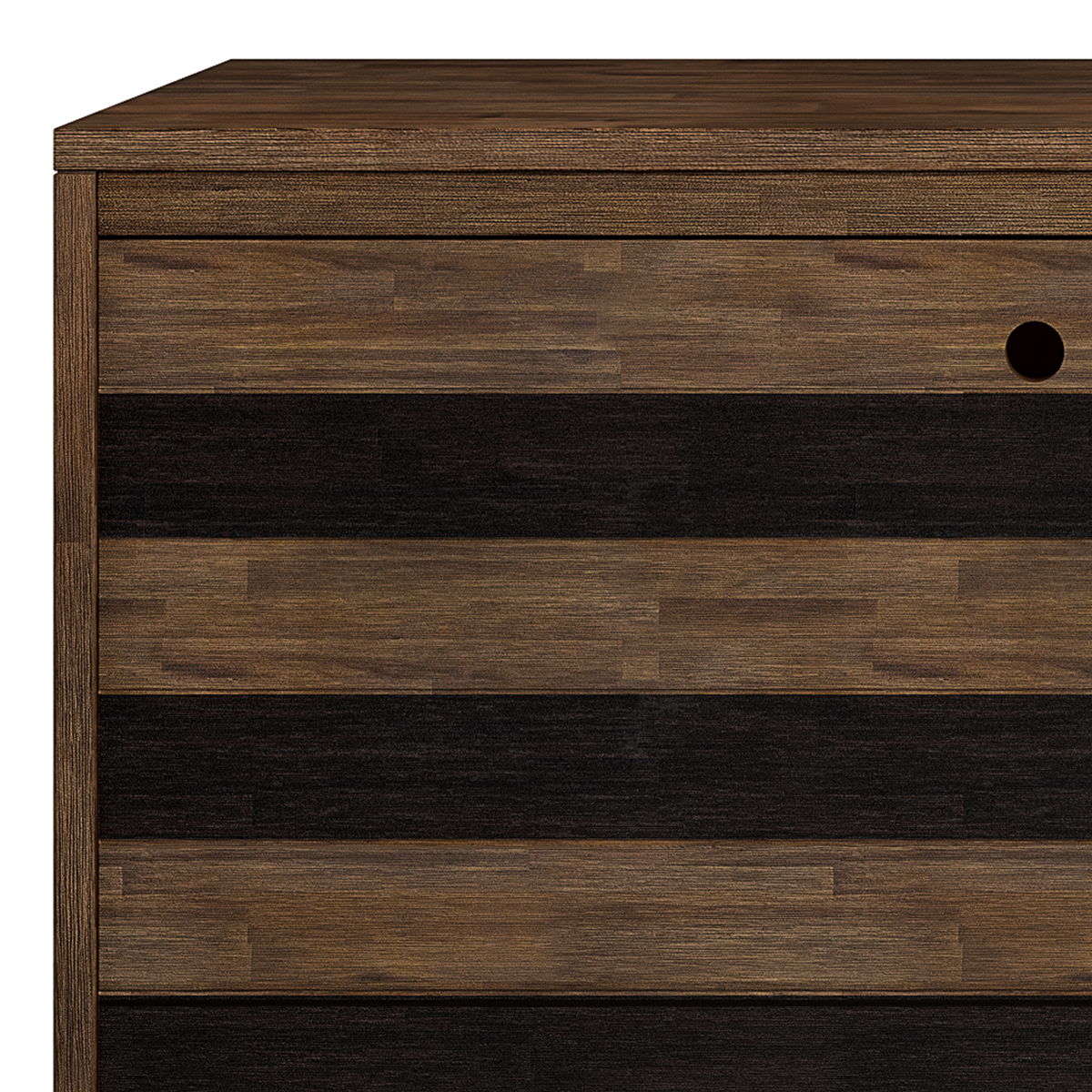 Clarkson - Sideboard Buffet - Rustic Natural Aged Brown - Best Buy Furniture