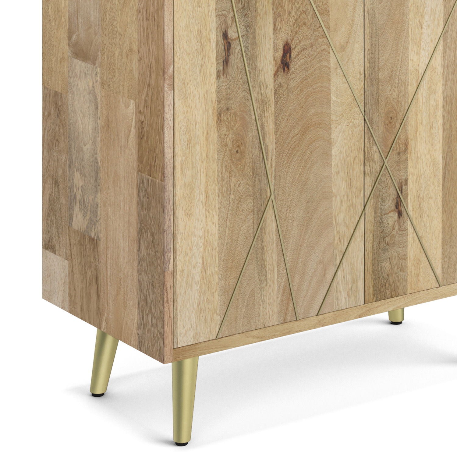 Jager - Bookshelf With Doors - Natural - Best Buy Furniture