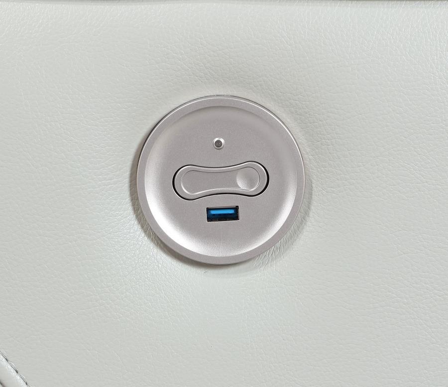 Greenfield - Upholstered Power Reclining Loveseat - Best Buy Furniture