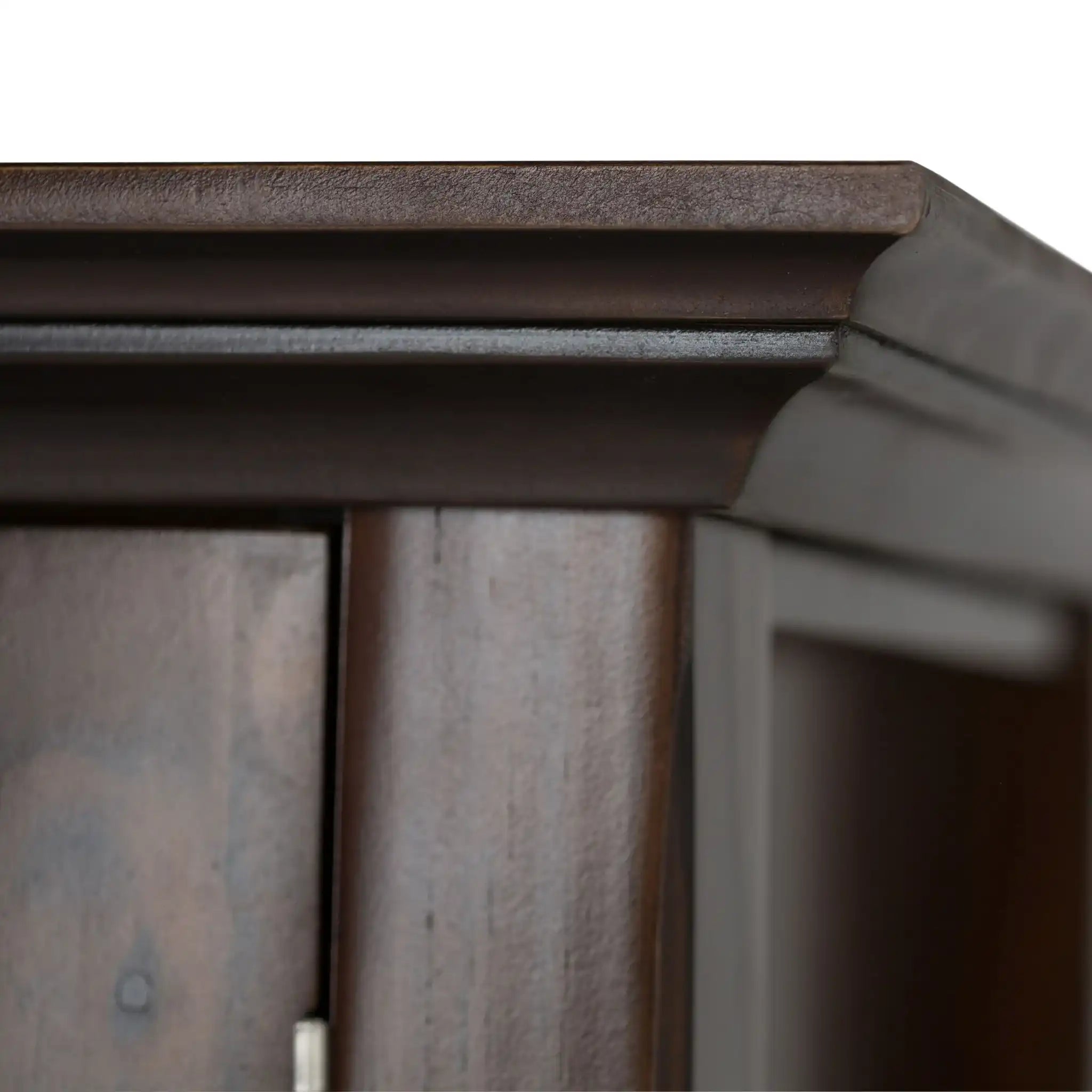 Acadian - Low Storage Cabinet - Brunette Brown - Best Buy Furniture