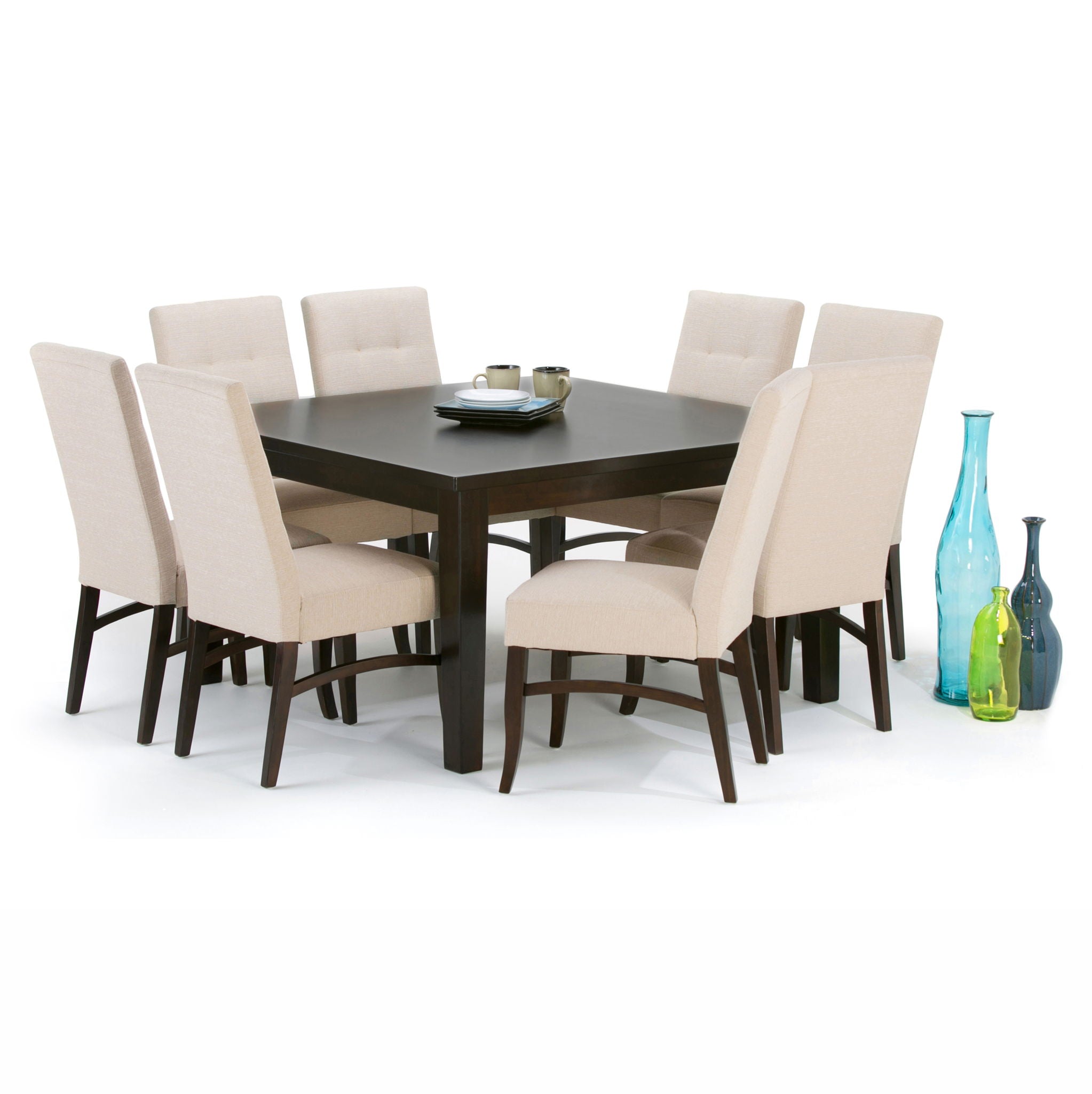 Eastwood - Square Dining Table - Java Brown - Best Buy Furniture
