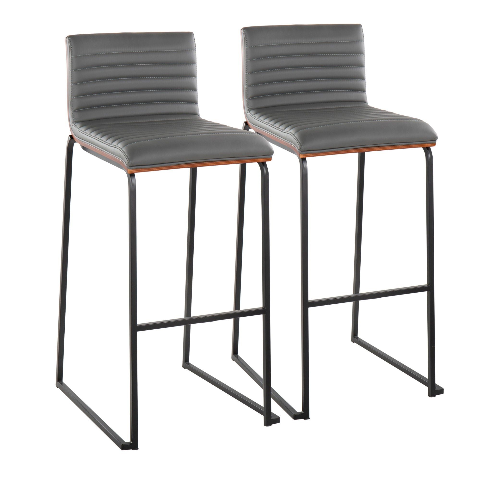 Mason Mara - Contemporary, Fixed Height Barstool (Set of 2) - Best Buy Furniture