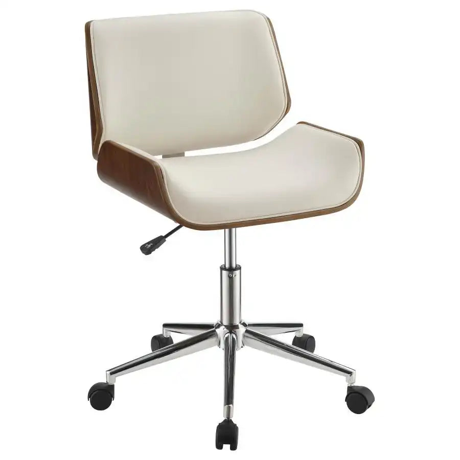 Addington - Upholstered Adjustable Office Desk Chair - Best Buy Furniture