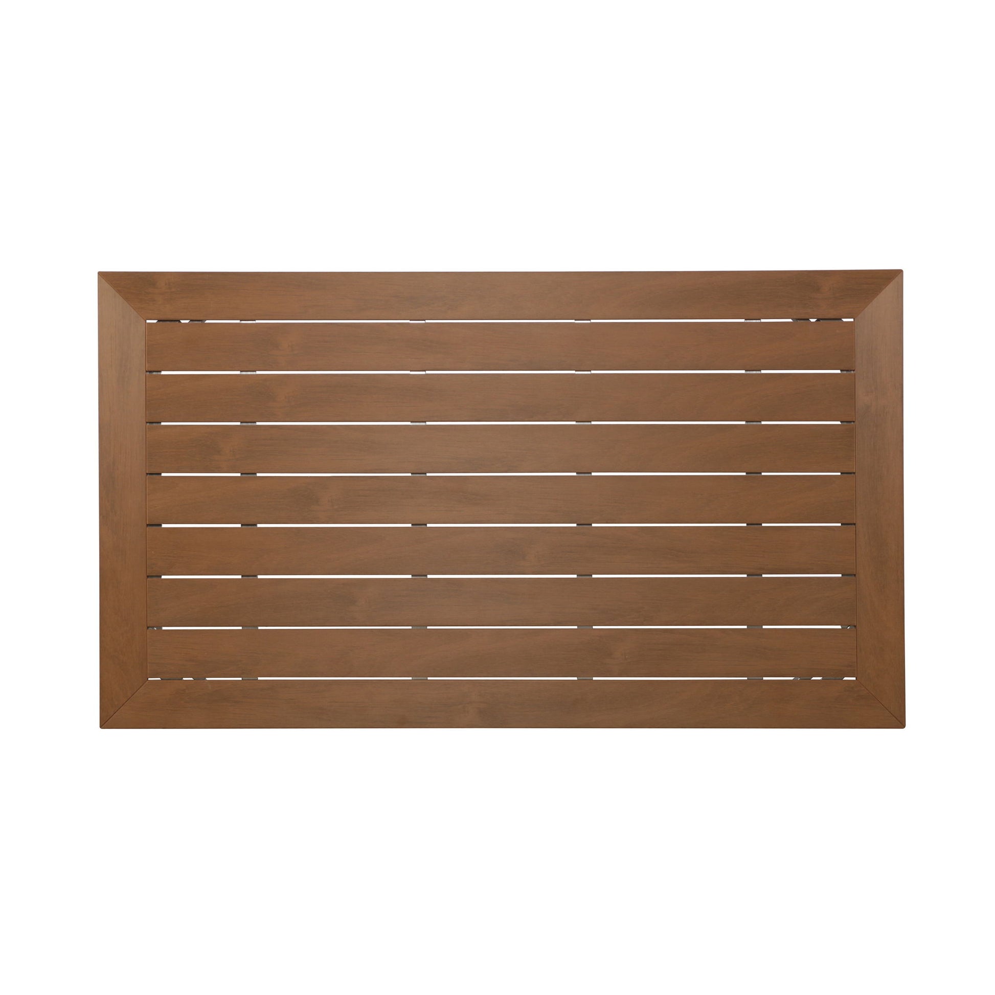 Outdoor Dining Table With Eucalyptus Wood Topped - Silver - Best Buy Furniture