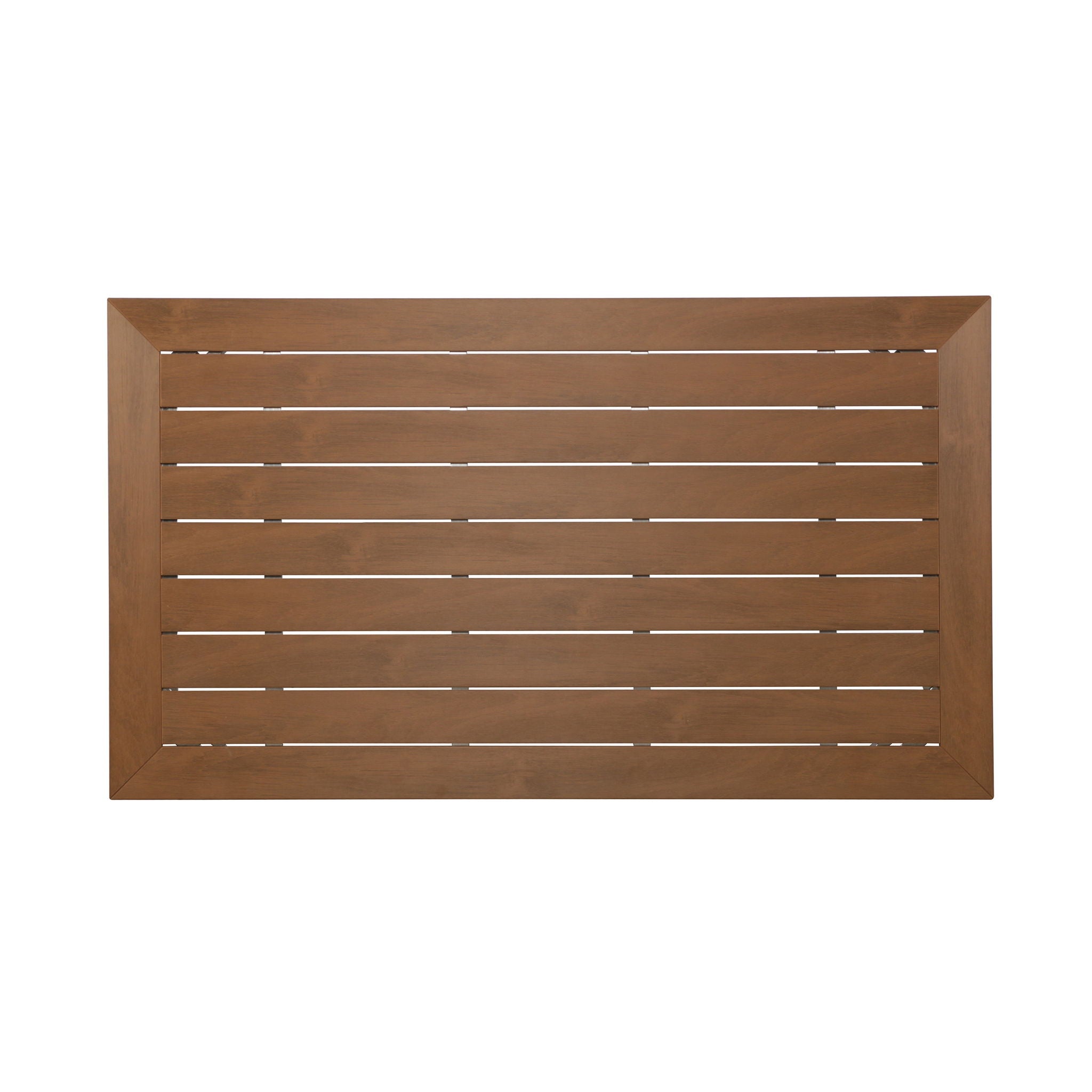 Outdoor Dining Table With Eucalyptus Wood Topped - Silver - Best Buy Furniture