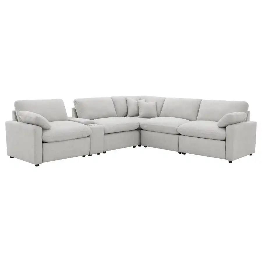 Collins - 6-Piece Modular Power Reclining Sectional - Best Buy Furniture