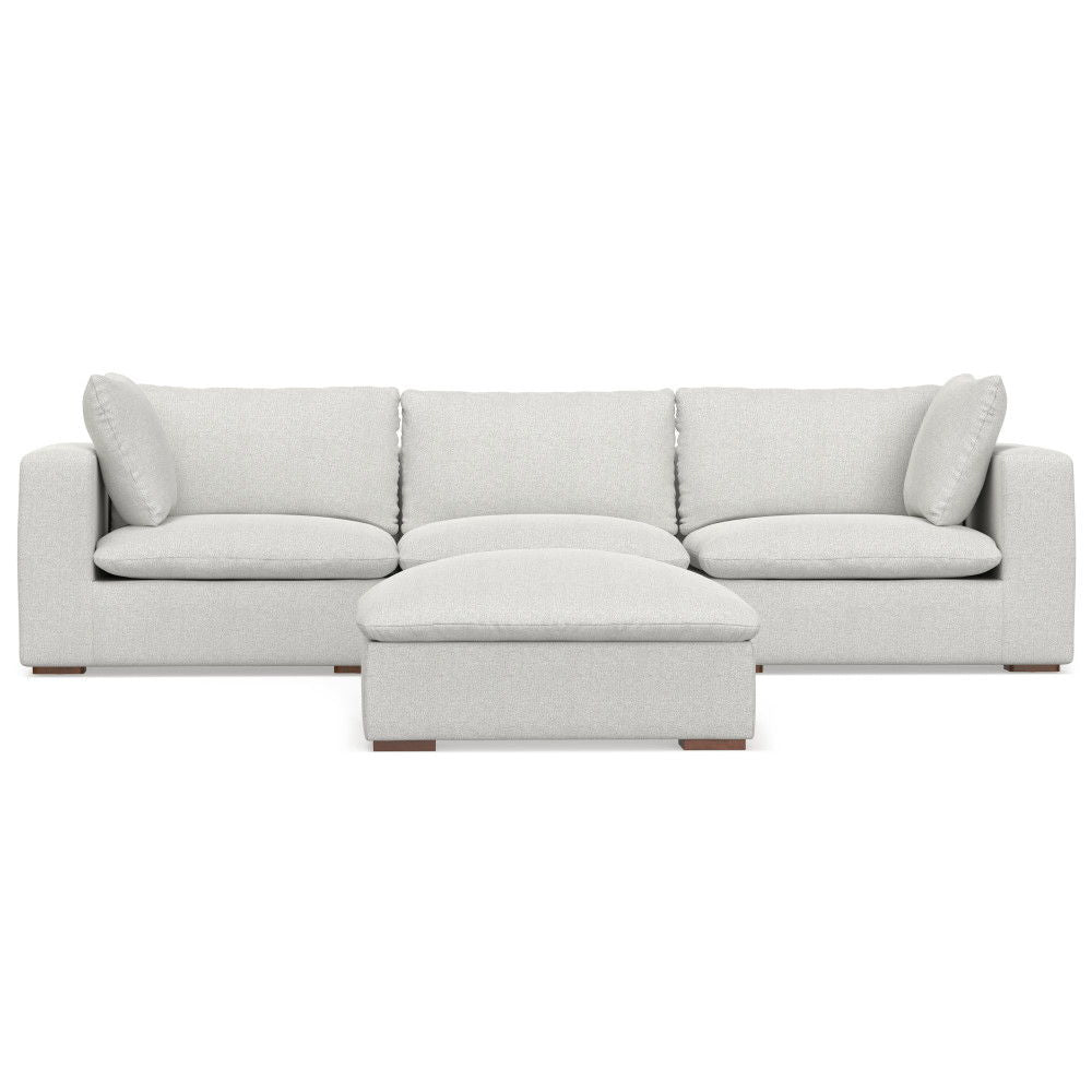 Jasmine - Handcrafted Sofa And Ottoman - Best Buy Furniture