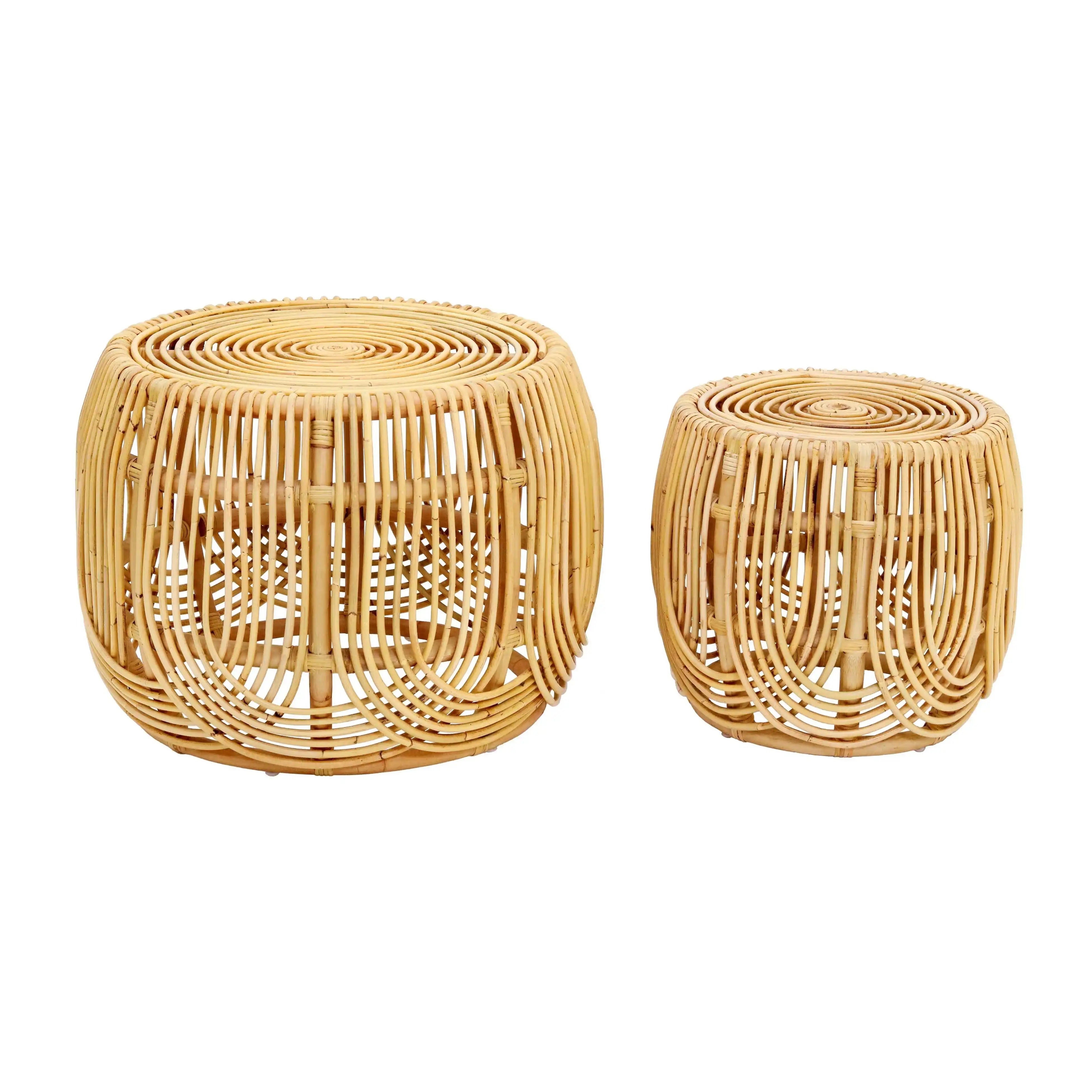 Azrina - Nesting Tables - Natural - Best Buy Furniture