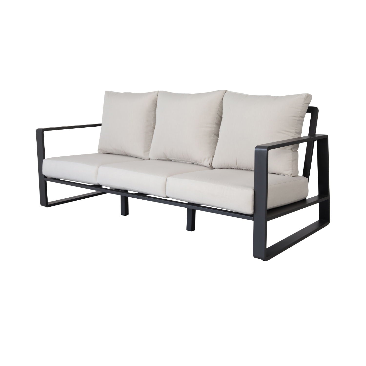 3 Person Sofa With Rectangular Coffee Table, Cushions Tino Tino - Beige - Best Buy Furniture
