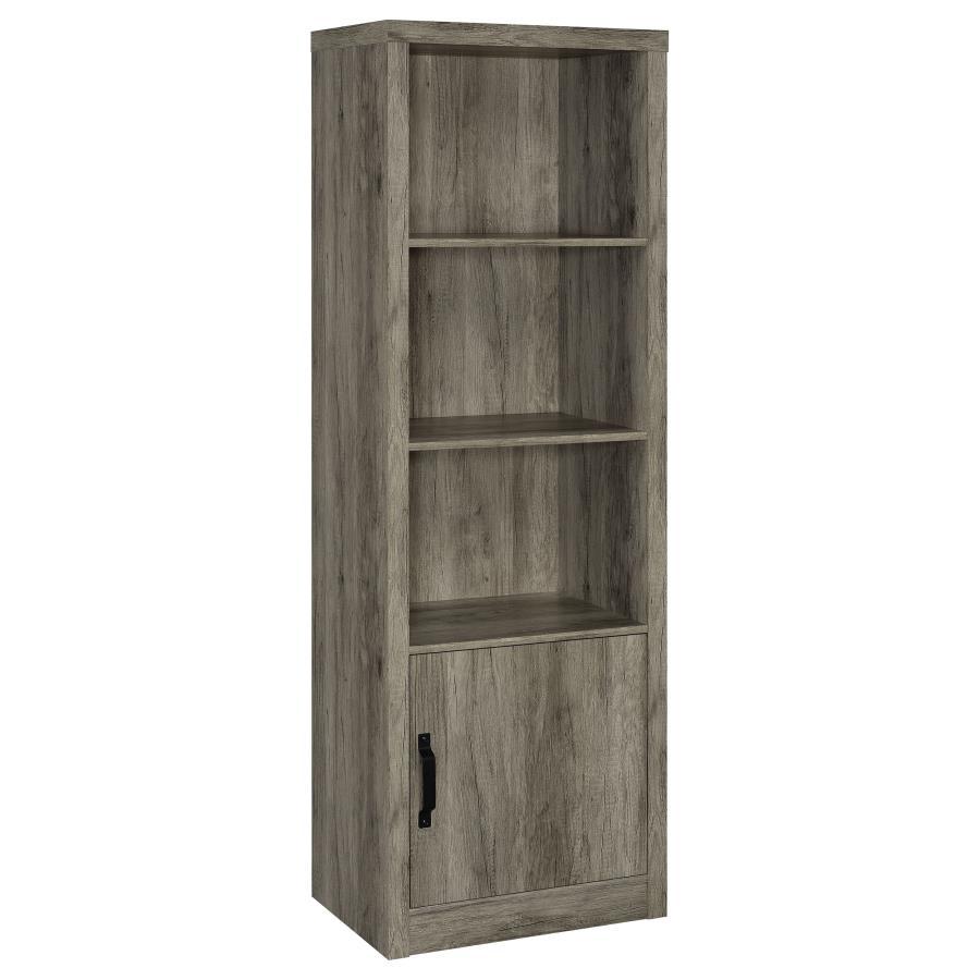 Burke - 3 Piece TV Entertainment Center - Gray Driftwood - Best Buy Furniture