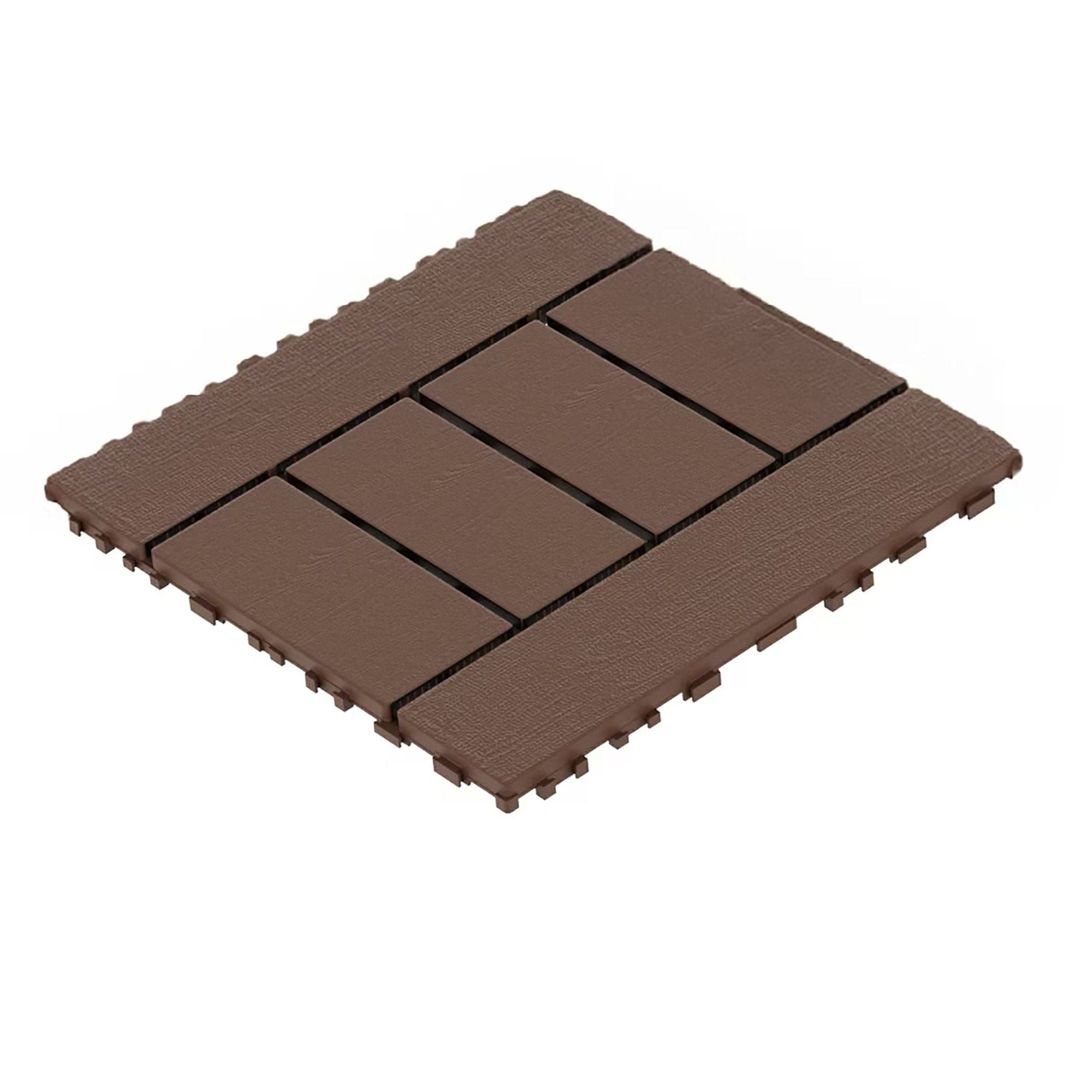 H Style Diy Module Interlocking Patio Deck Tiles - Best Buy Furniture