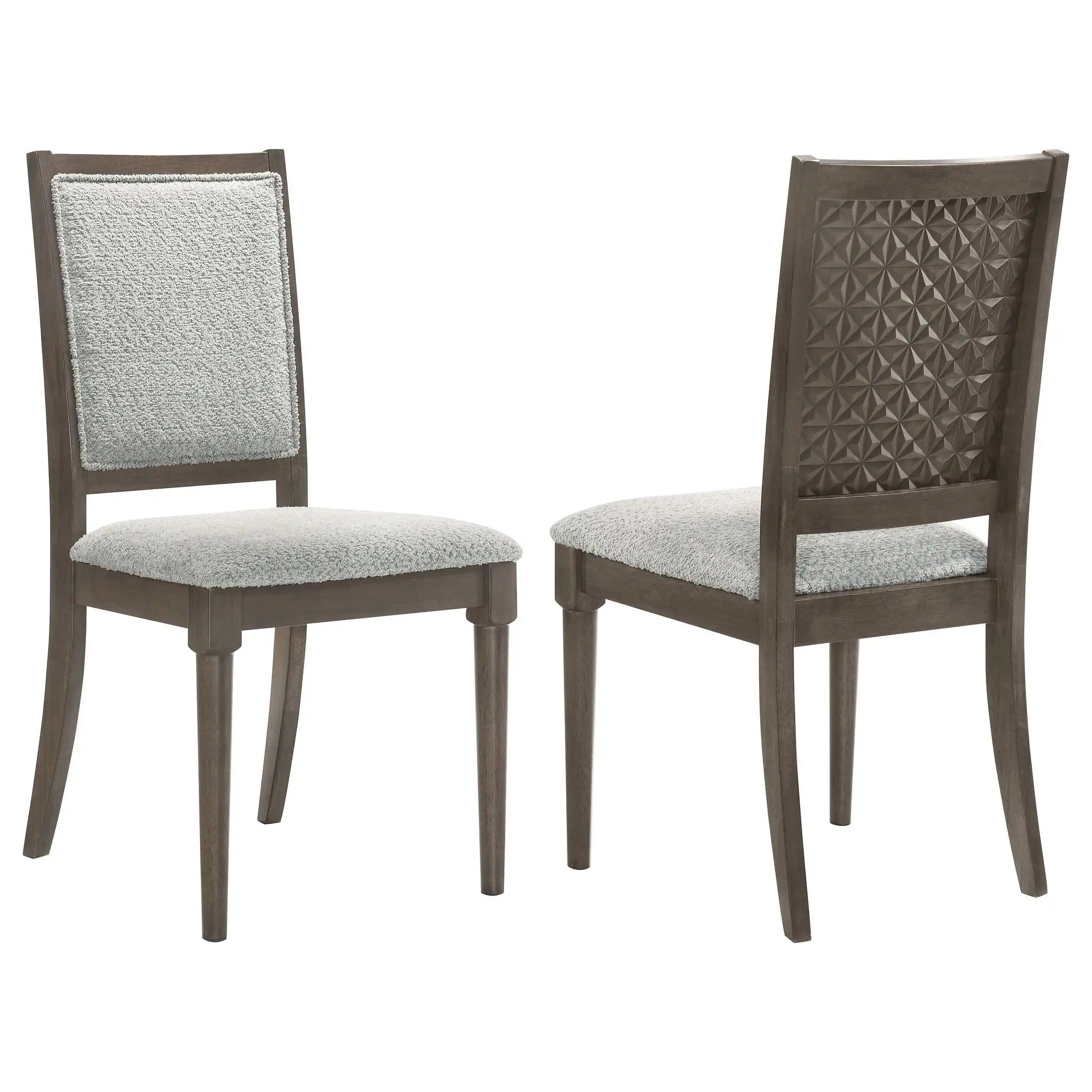 Onslow - Upholstered Dining Side Chair (Set of 2) - Dark Brown - Best Buy Furniture