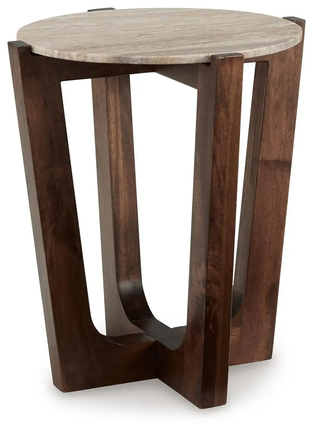 Tanidore - Round End Table - Warm Brown - Best Buy Furniture