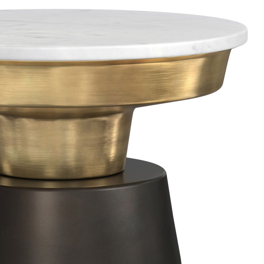Jaxine - Side Table - Black / Gold - Best Buy Furniture